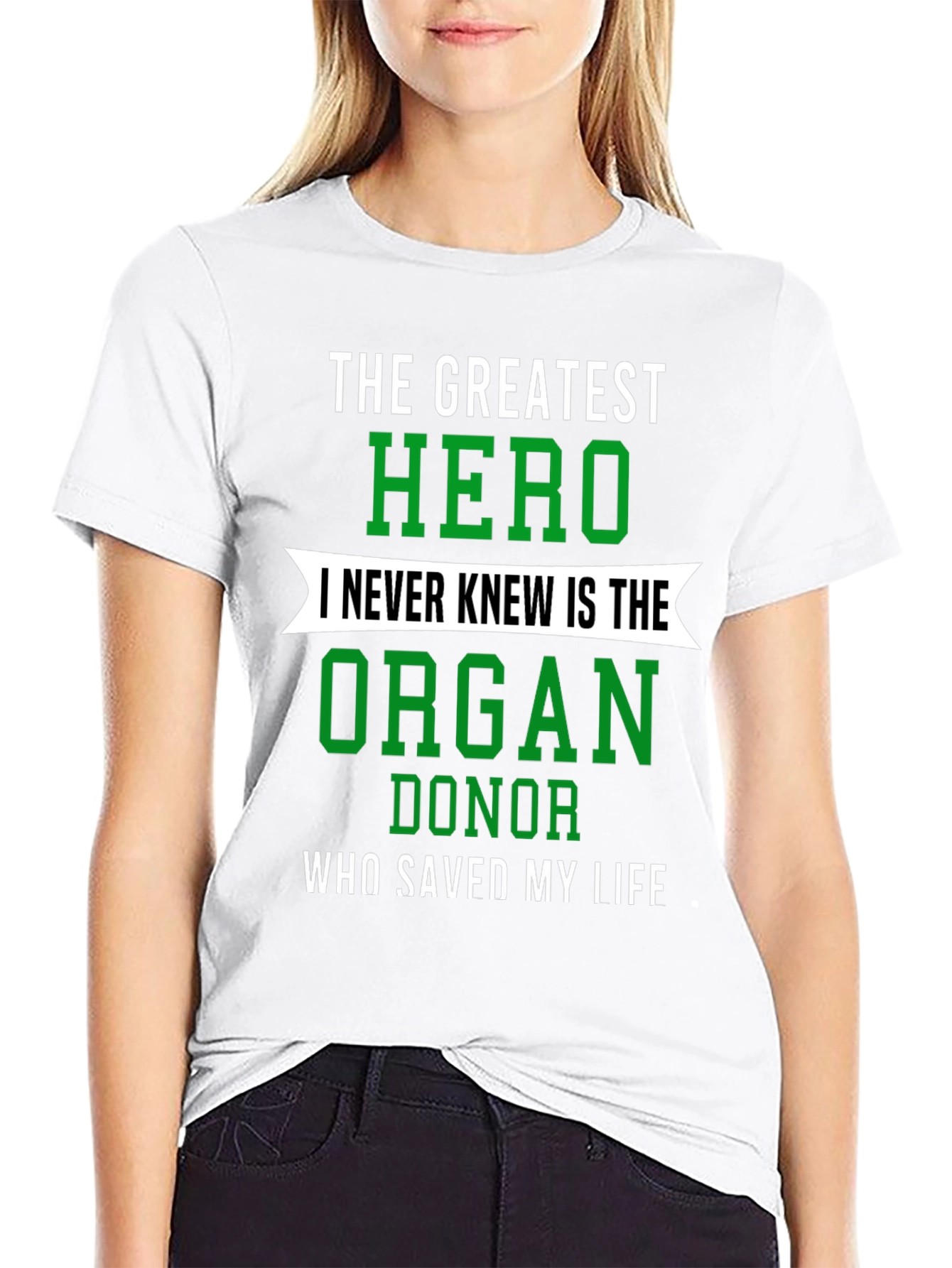 Organ Donor Hero Graphic T-Shirt