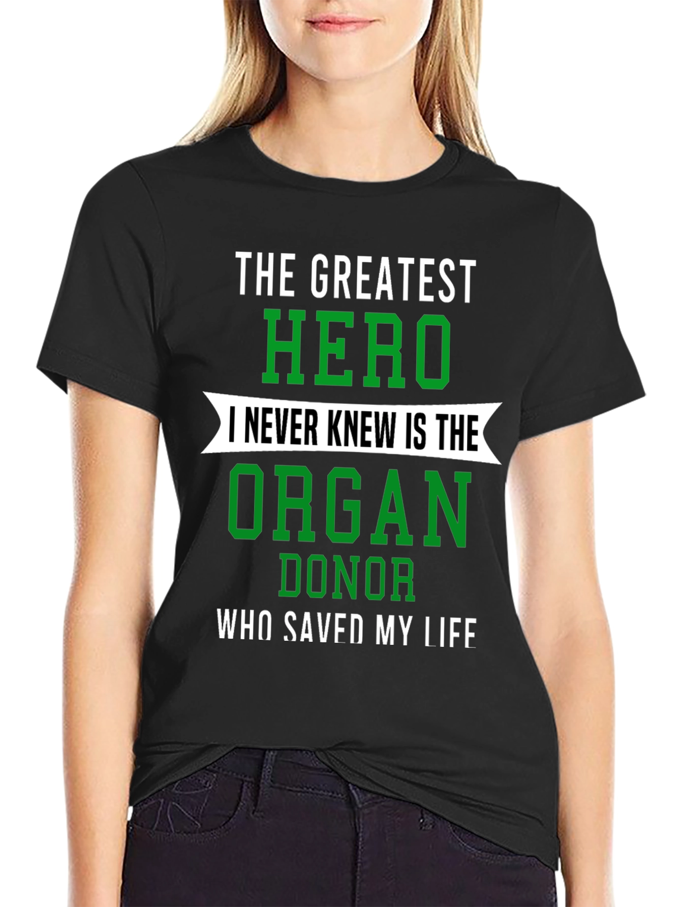 Organ Donor Hero Graphic T-Shirt