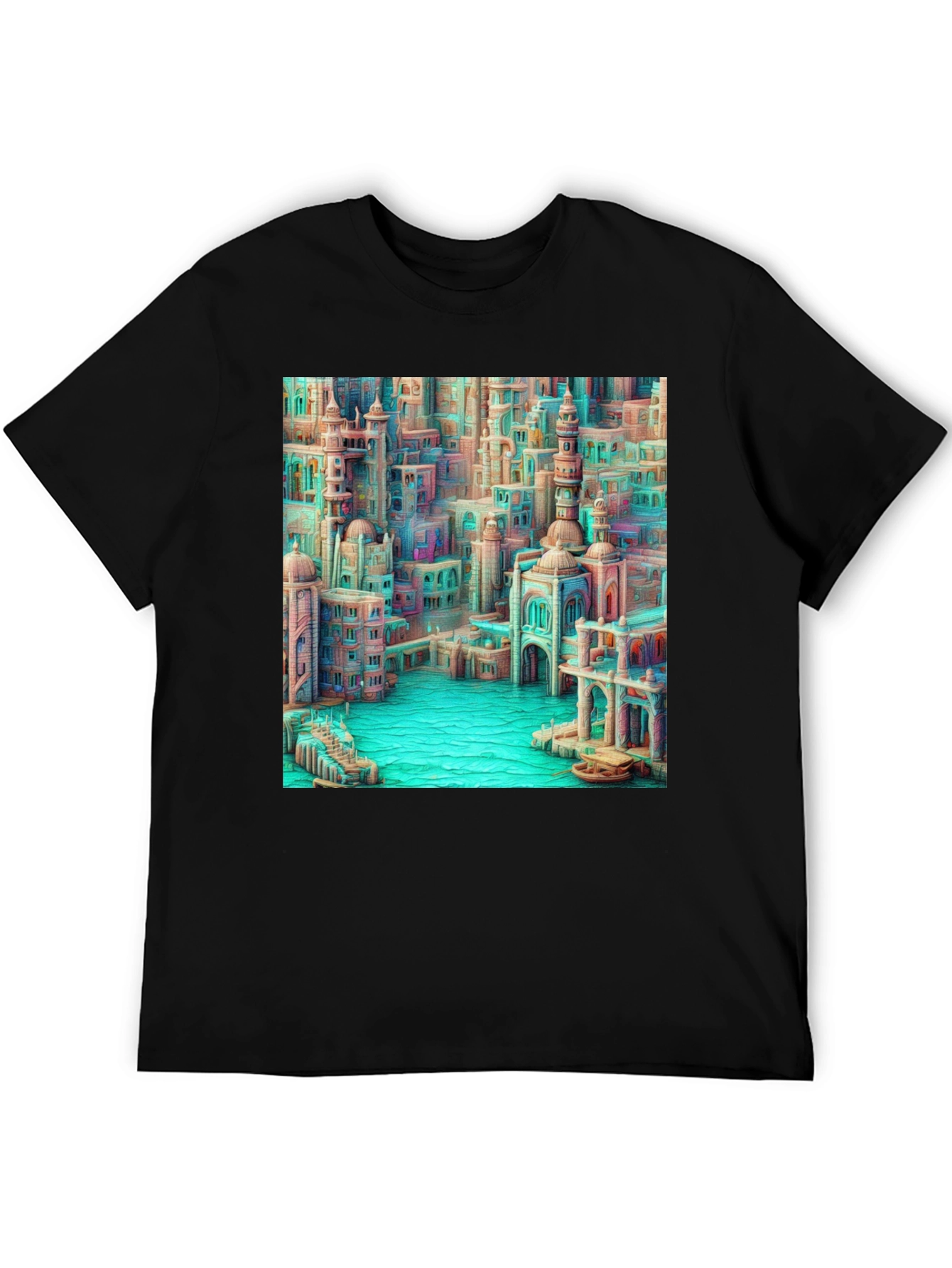 Cityscape Art Tee - Dreamy Urban Design
