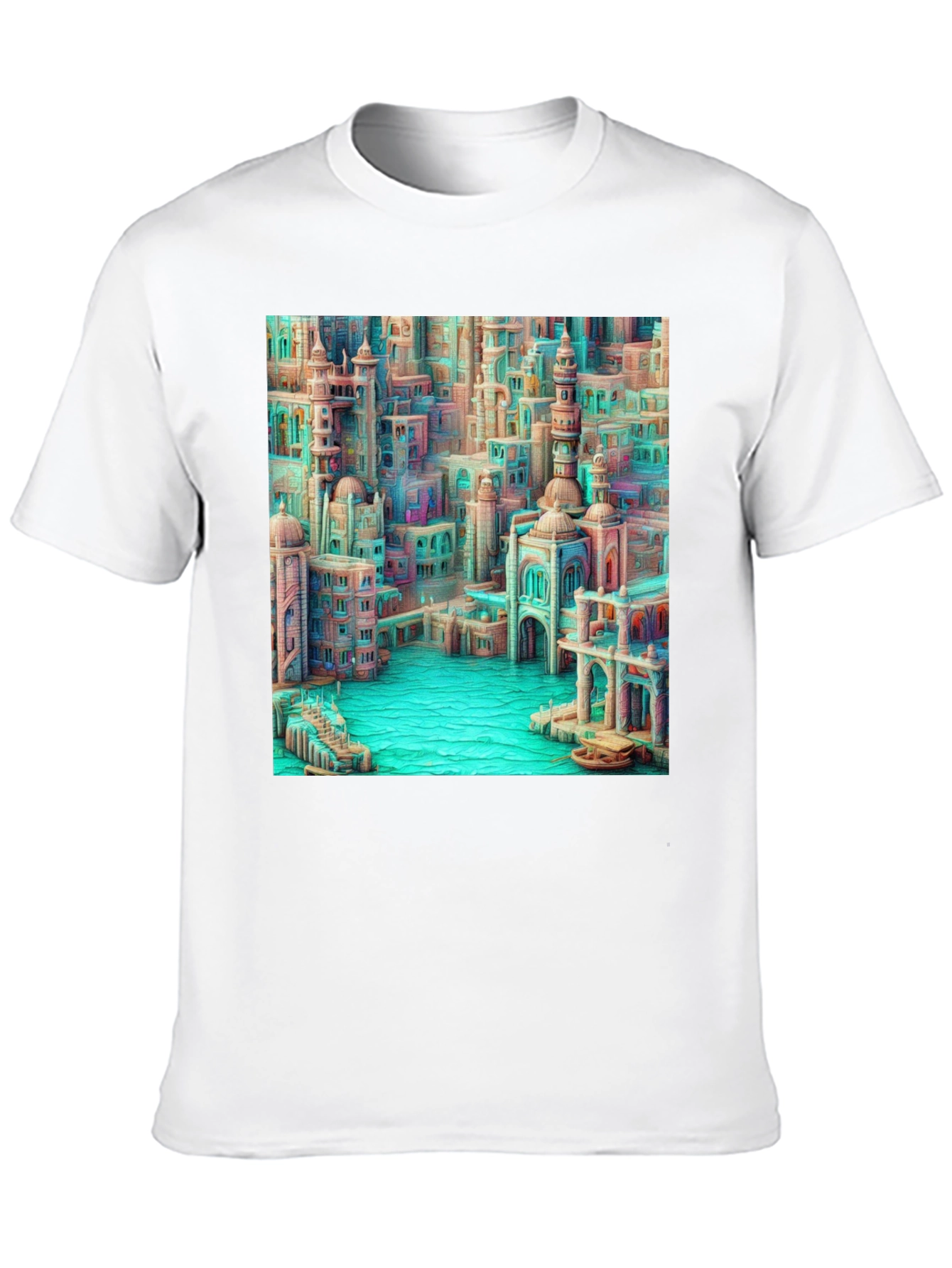 Cityscape Art Tee - Dreamy Urban Design