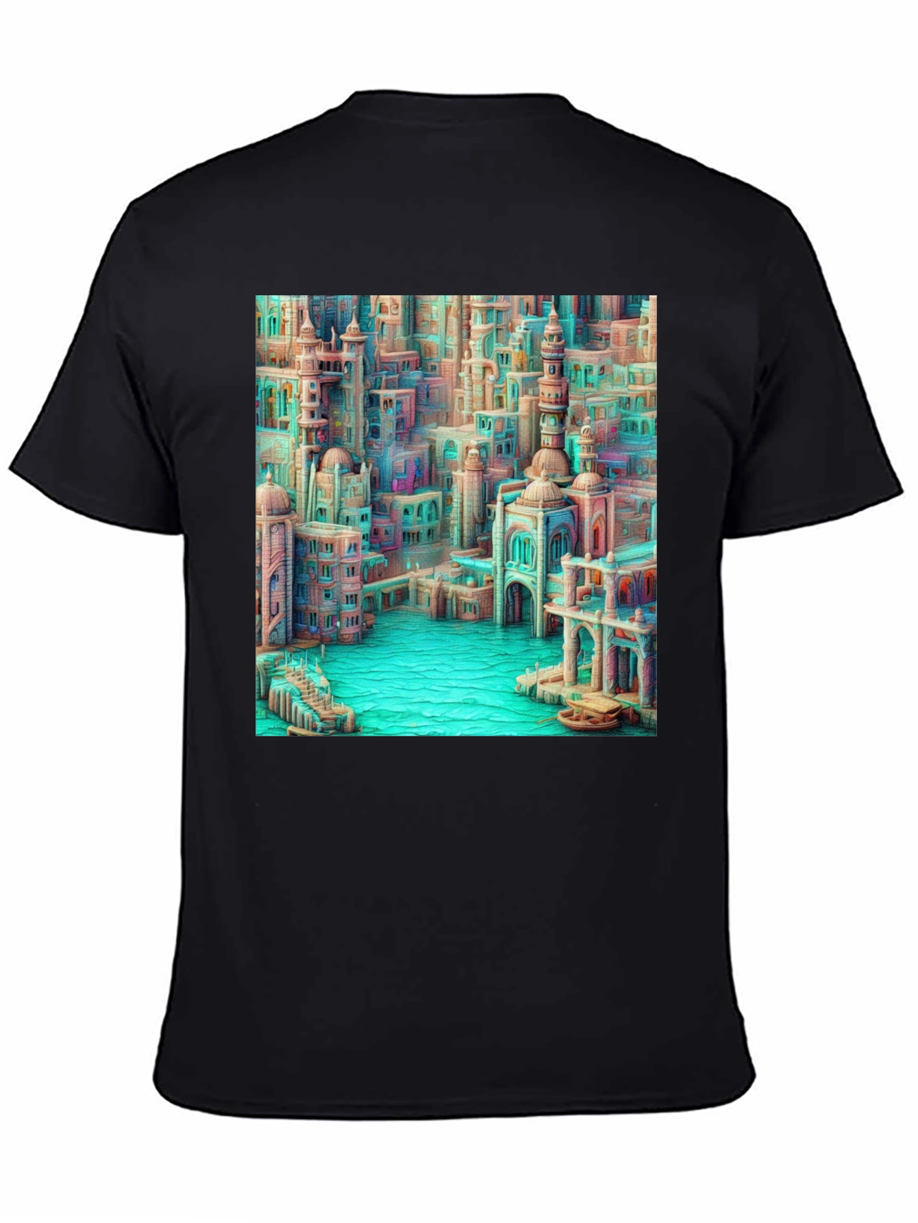 Cityscape Art Tee - Dreamy Urban Design