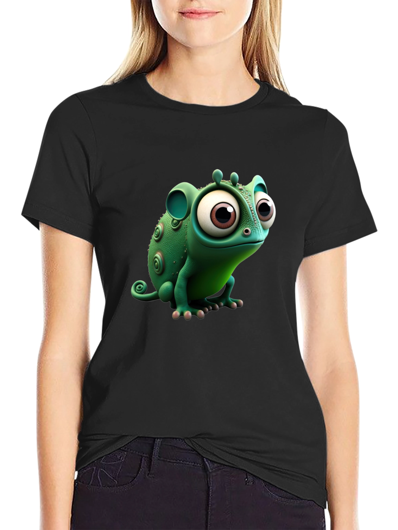 Cartoon Chameleon T-Shirt