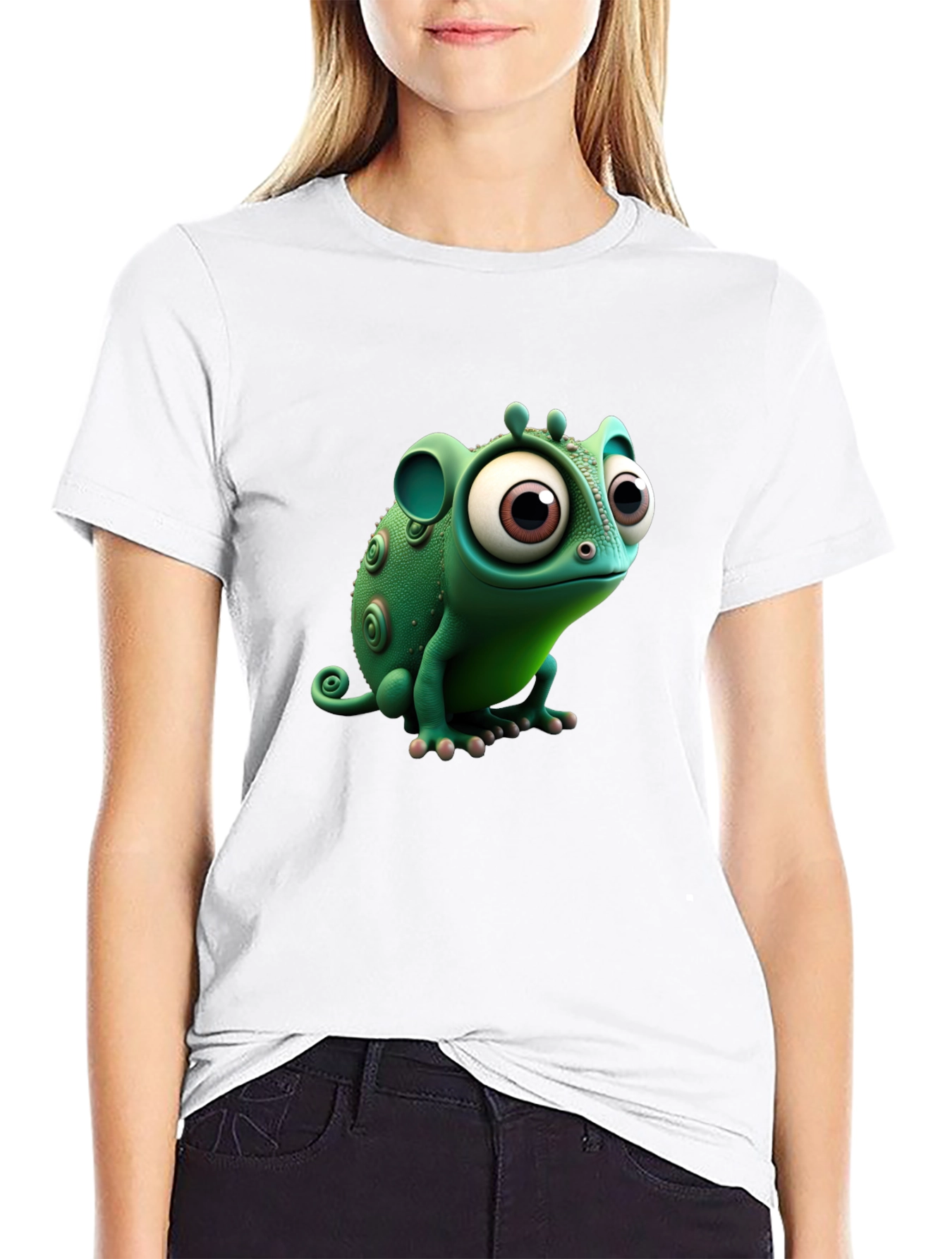 Cartoon Chameleon T-Shirt
