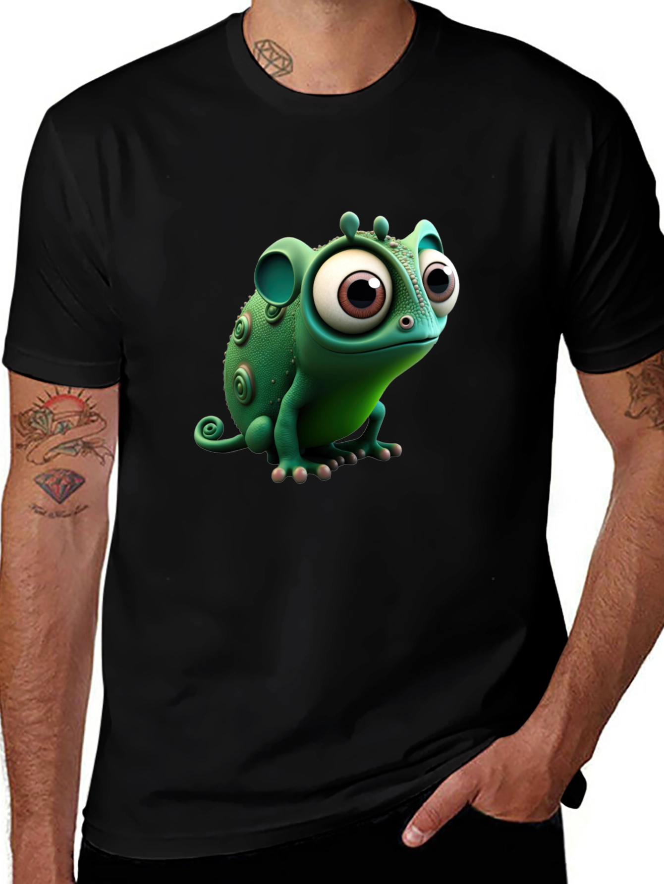 Cartoon Chameleon T-Shirt