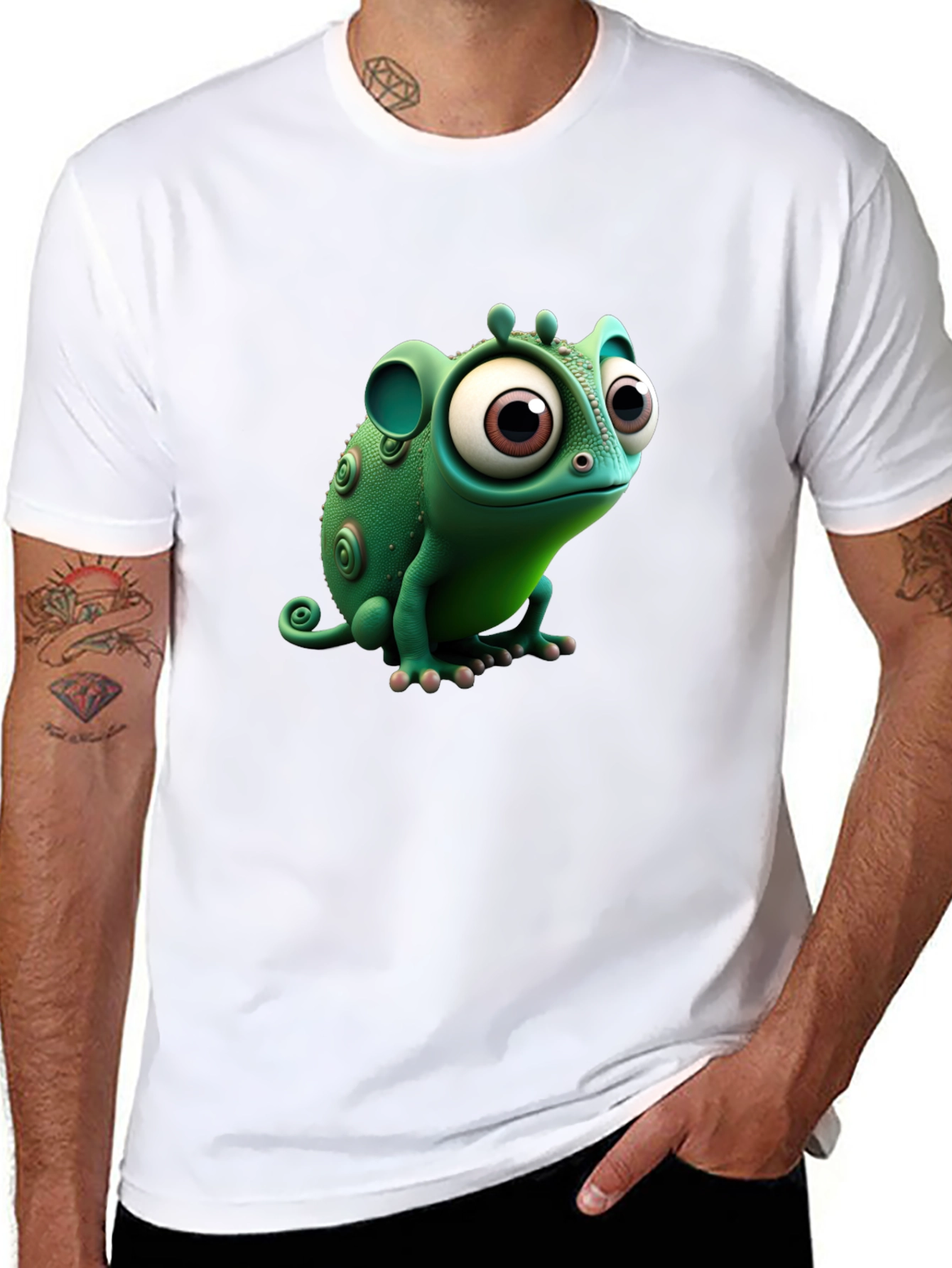 Cartoon Chameleon T-Shirt
