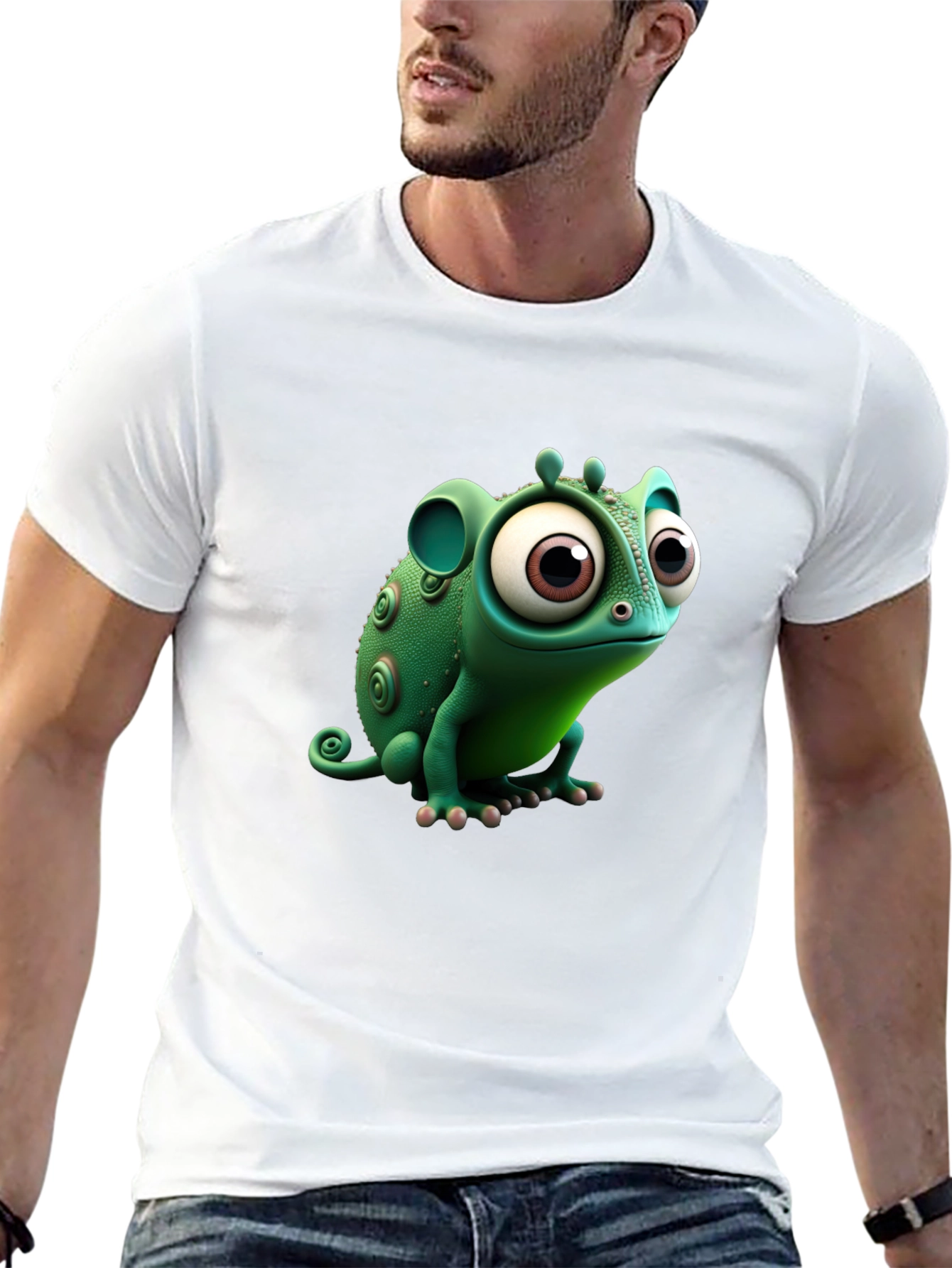 Cartoon Chameleon T-Shirt