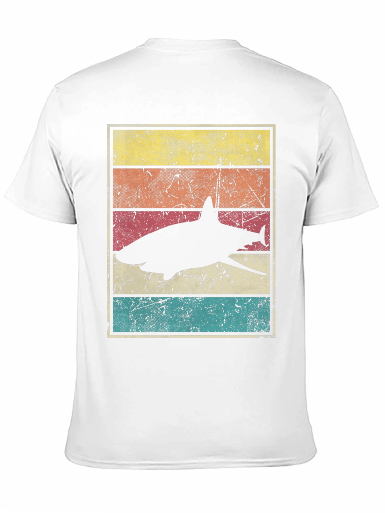 Retro Shark Silhouette T-Shirt