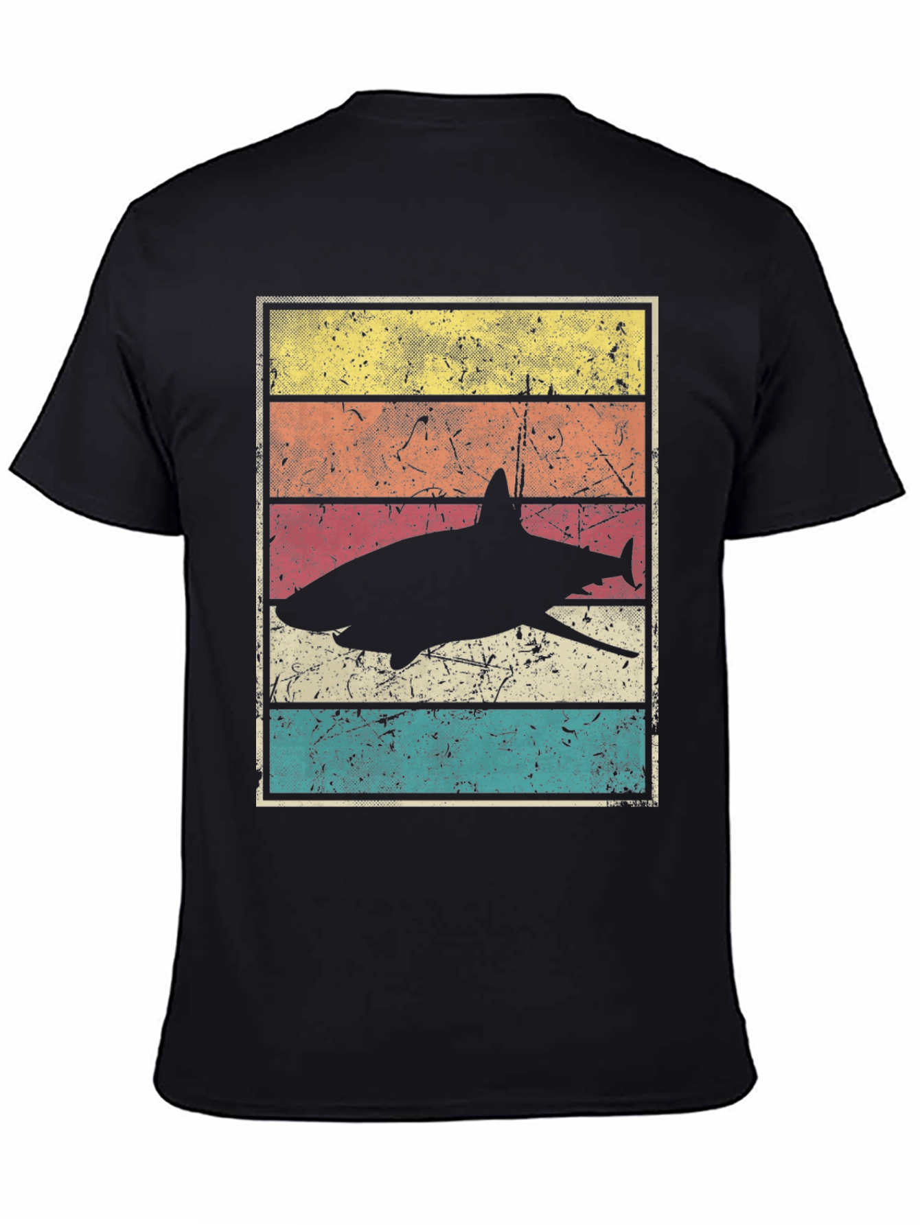 Retro Shark Silhouette T-Shirt