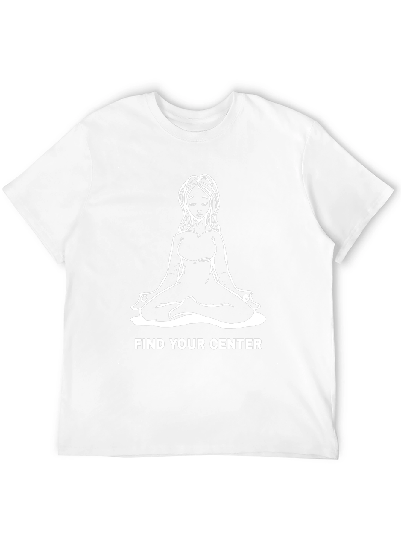Find Your Center Yoga Meditation T-Shirt