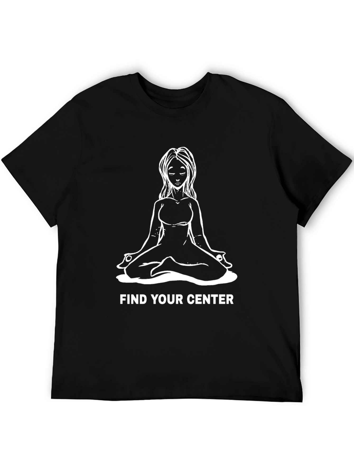 Find Your Center Yoga Meditation T-Shirt