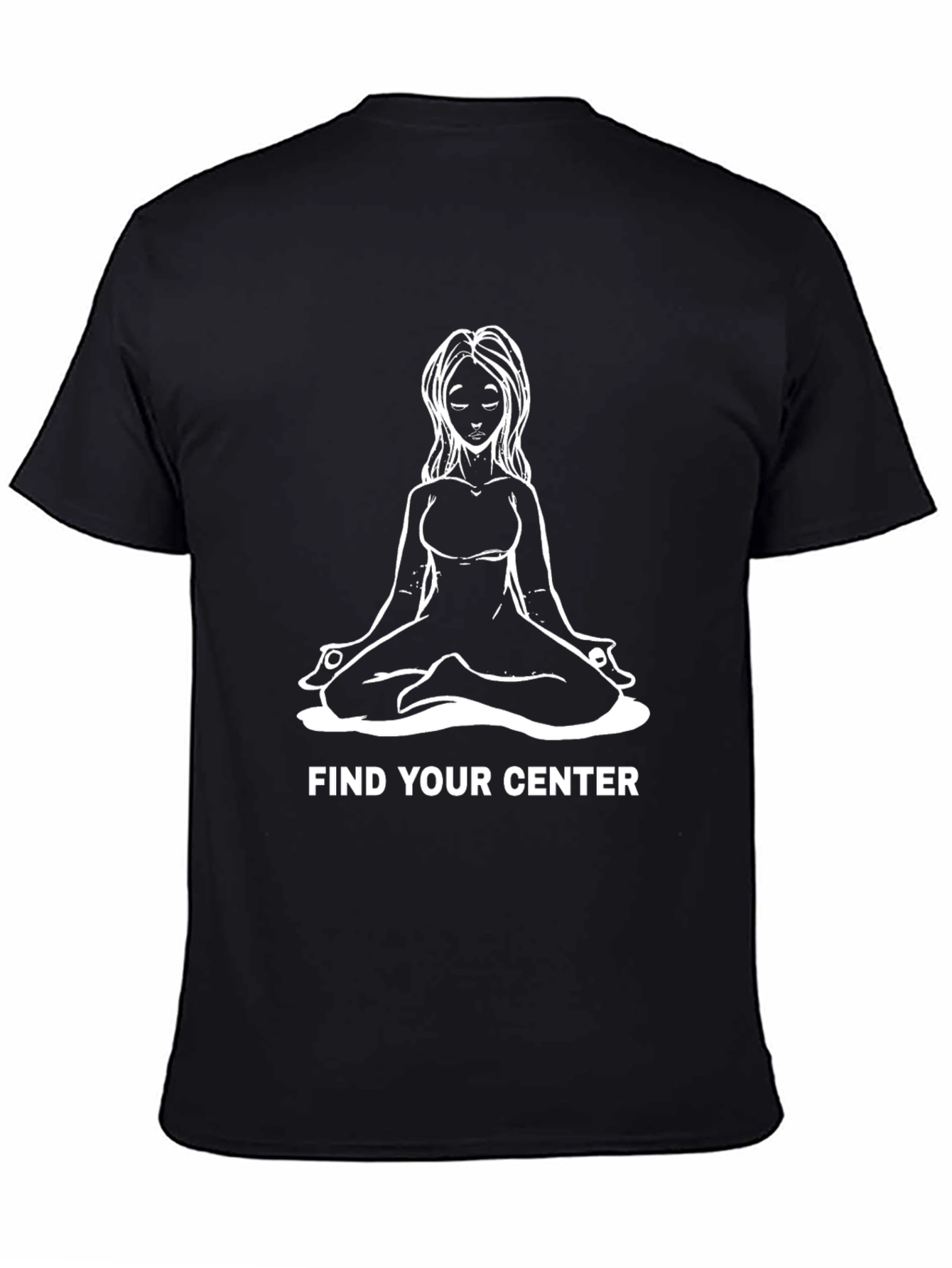 Find Your Center Yoga Meditation T-Shirt