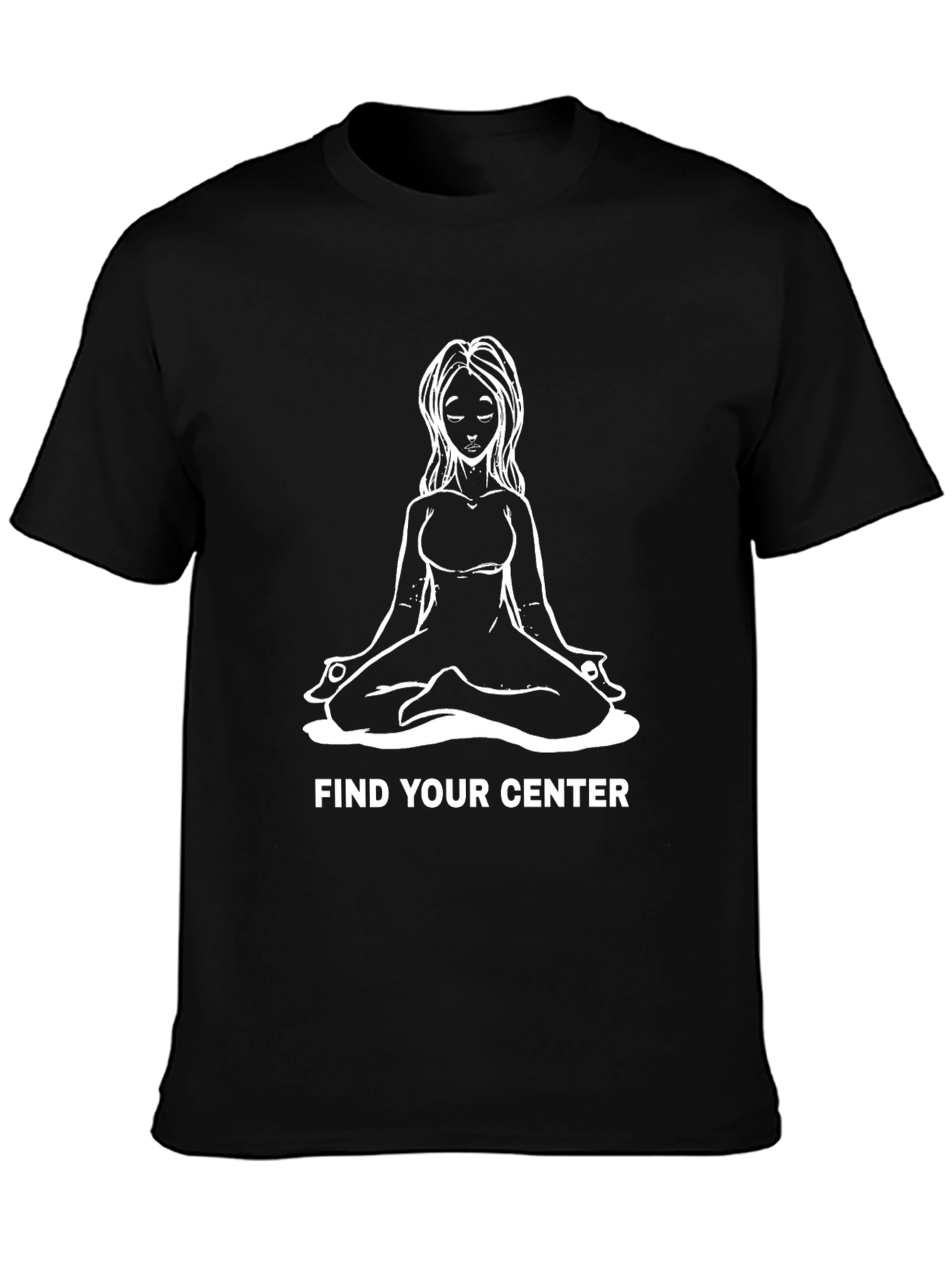 Find Your Center Yoga Meditation T-Shirt