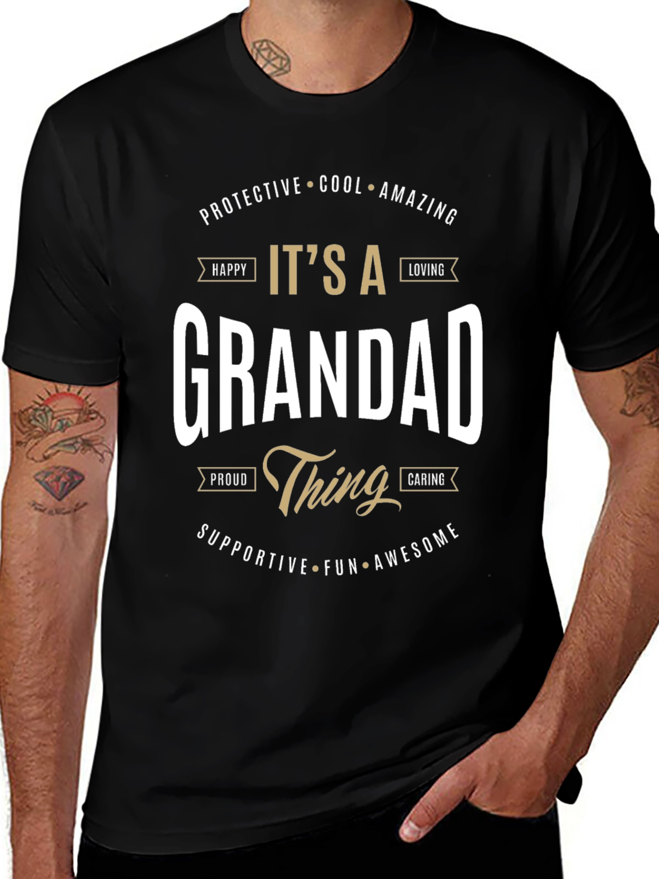 Its a Grandad Thing Funny Graphic T-Shirt