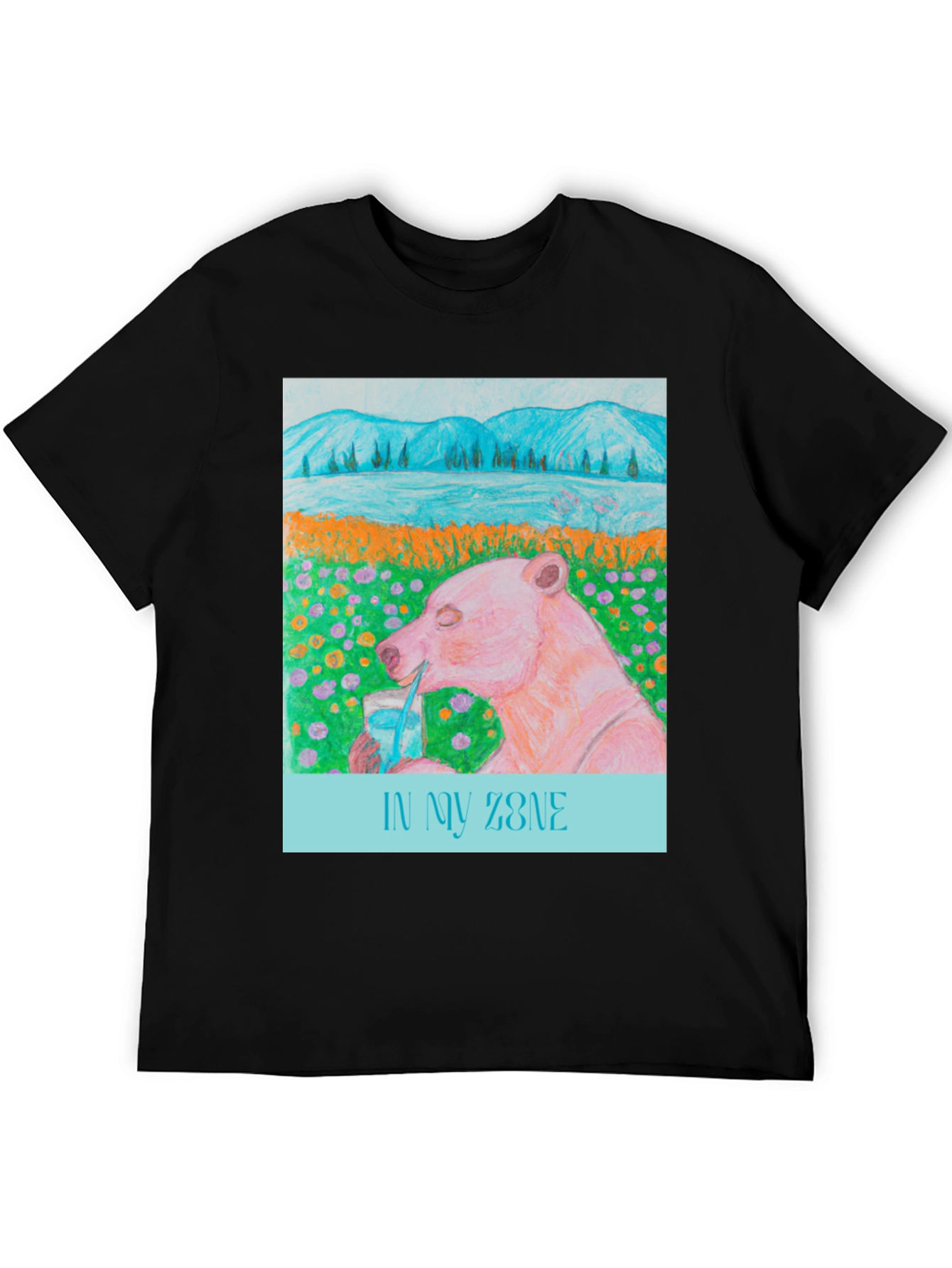 In My Zone Bear T-Shirt - Relaxed Graphic Tee