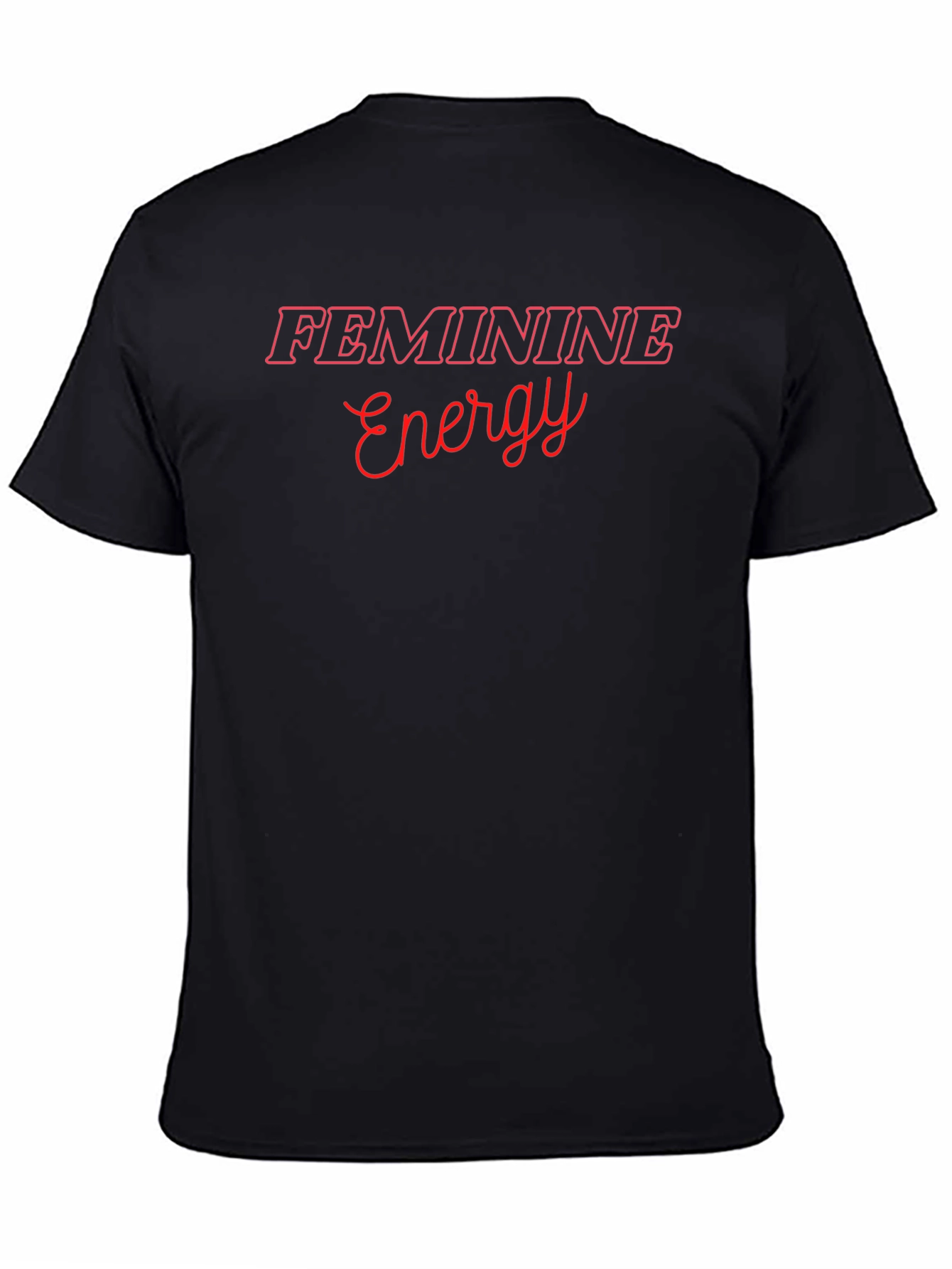 Feminine Energy Graphic T-Shirt - Black