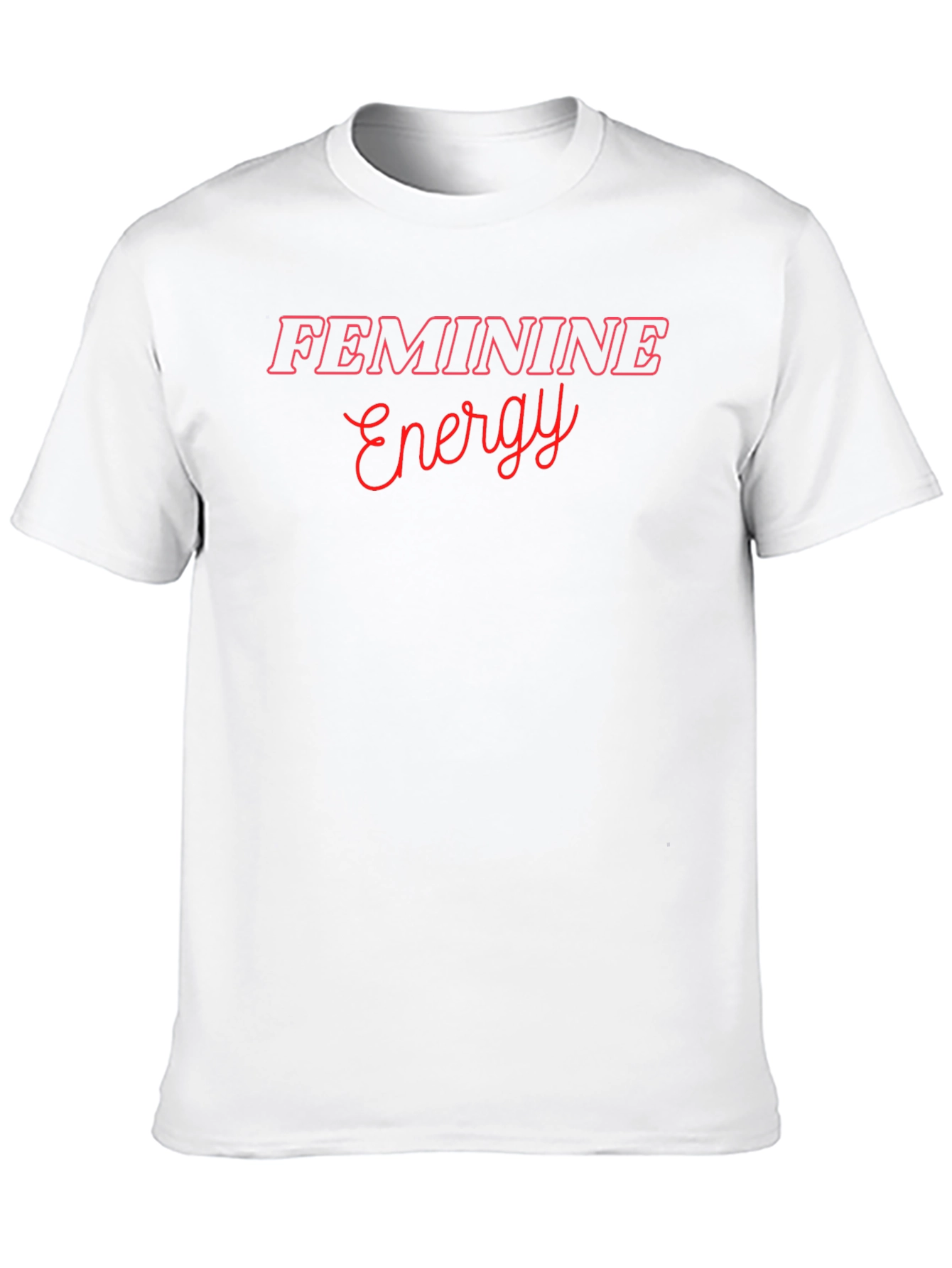 Feminine Energy Graphic T-Shirt - Black