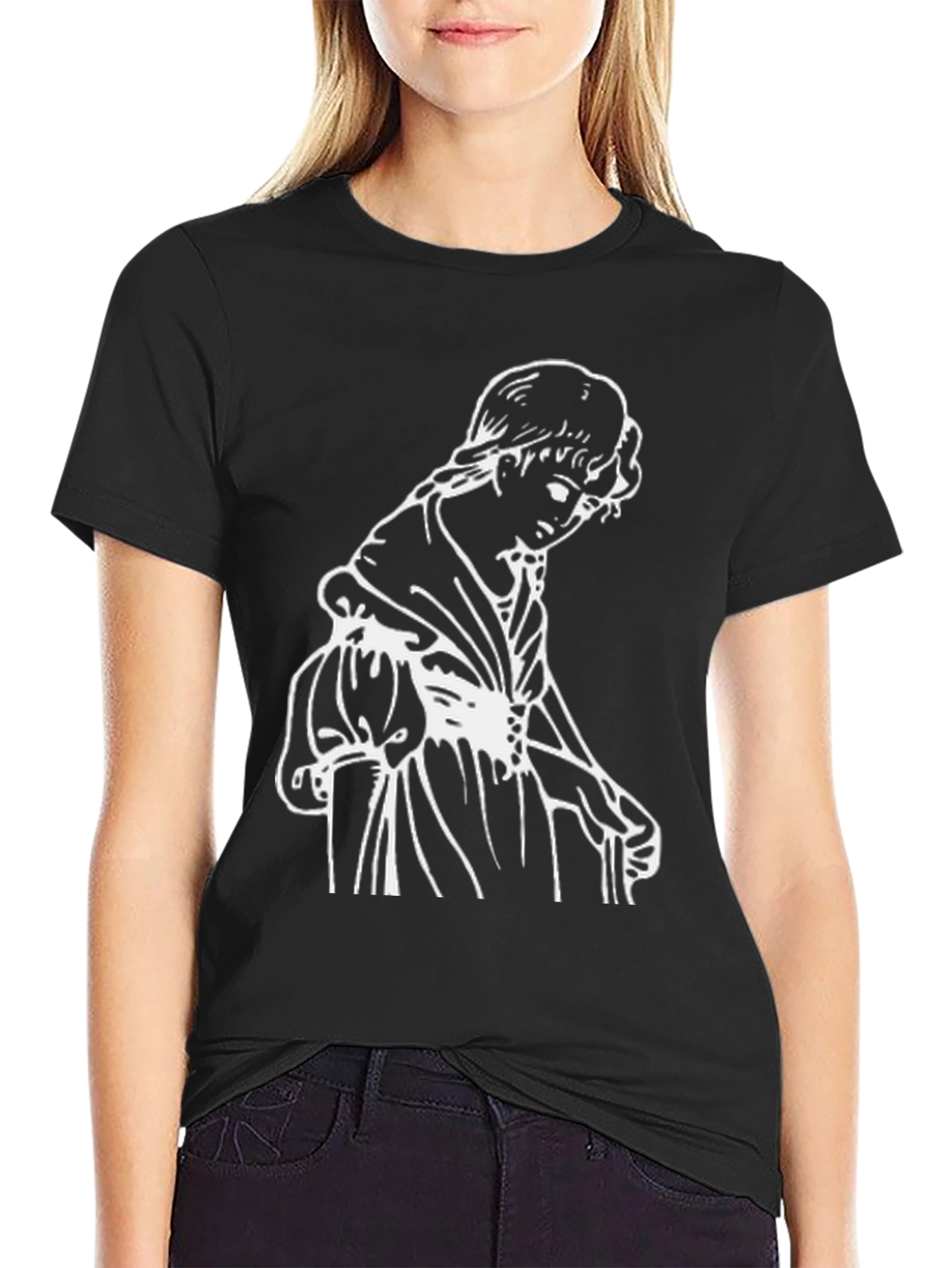 Graphic Tee - Artistic Woman Design