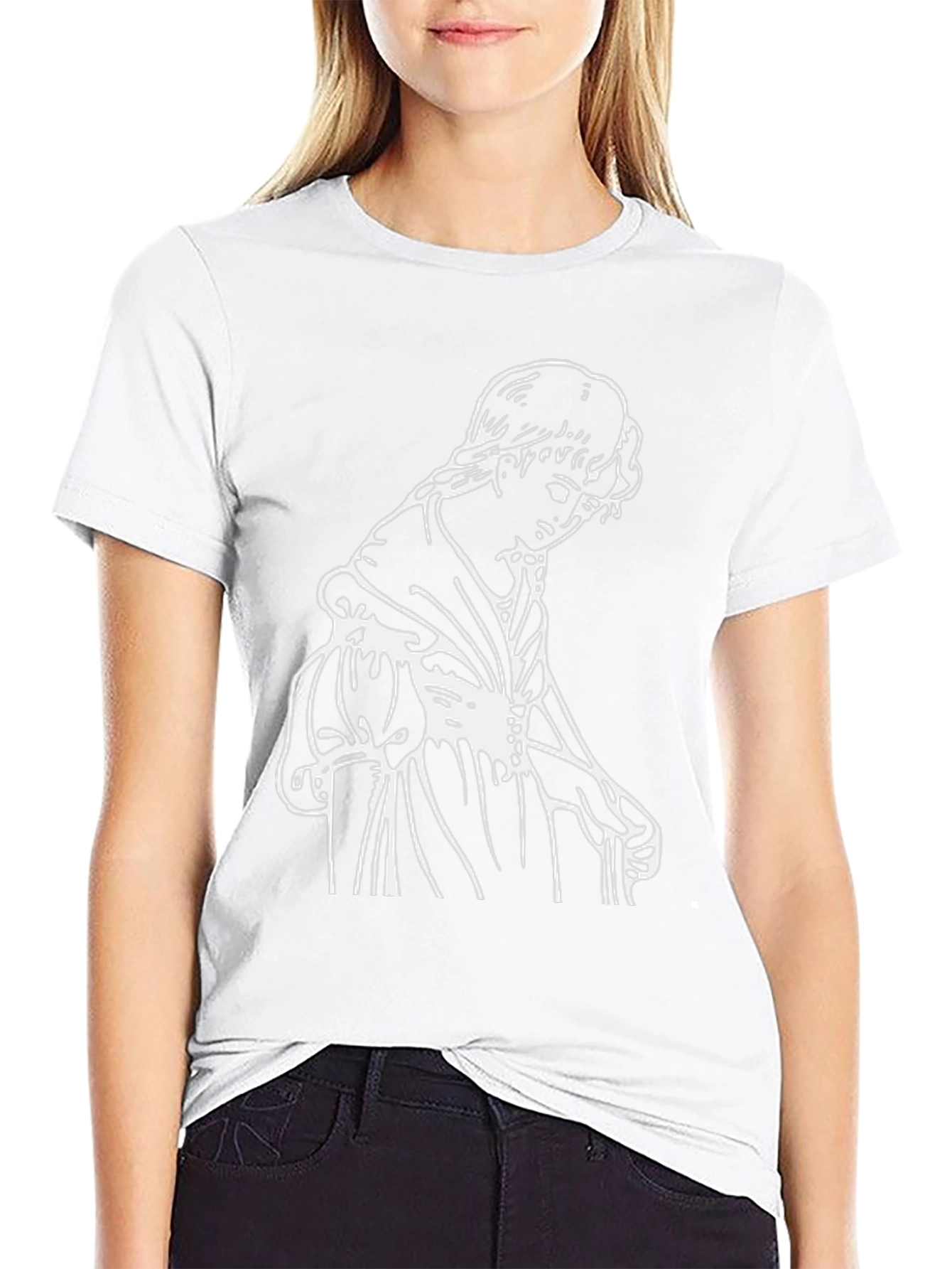 Graphic Tee - Artistic Woman Design