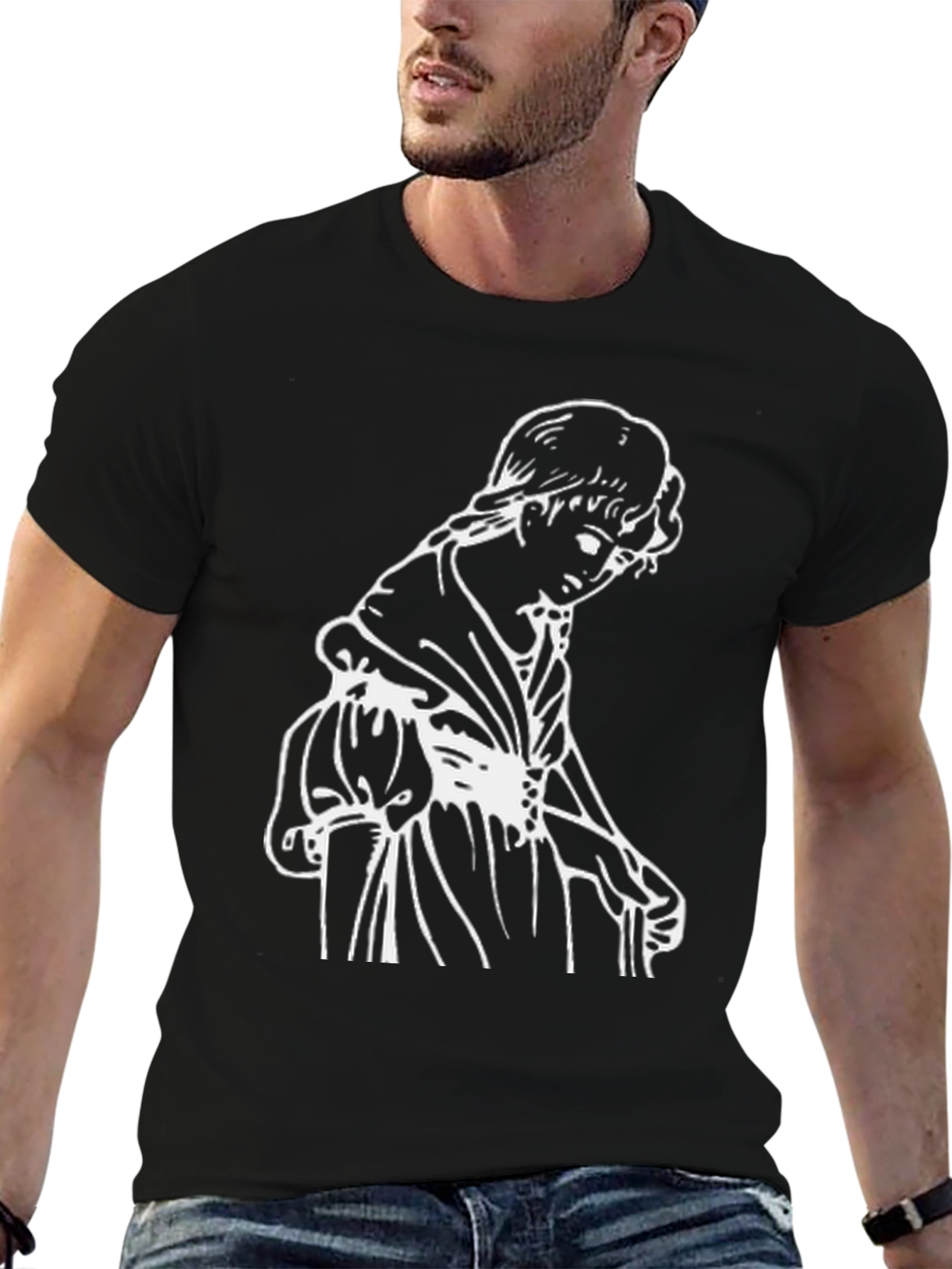 Graphic Tee - Artistic Woman Design