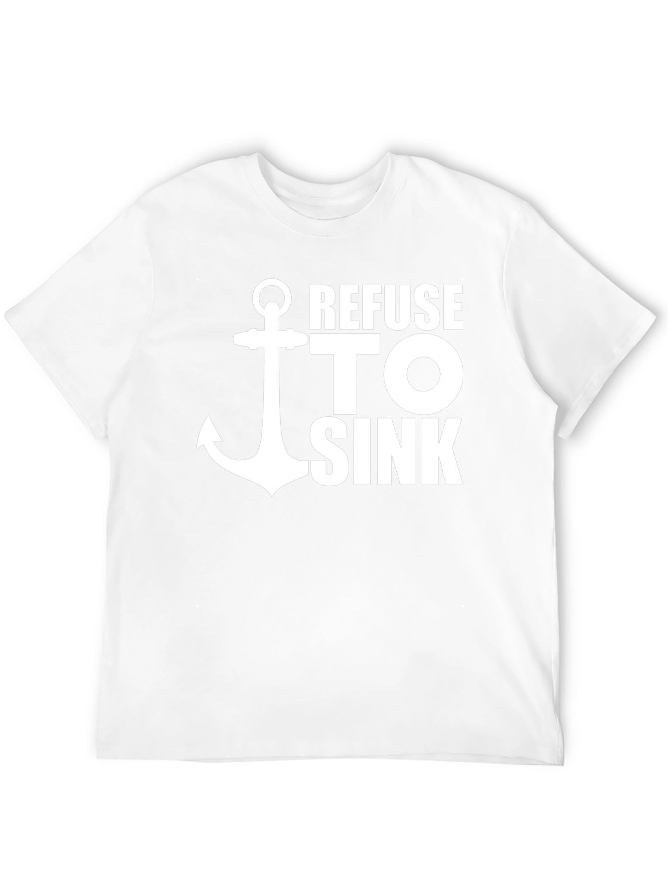 Refuse To Sink Graphic Tee - Anchor Design