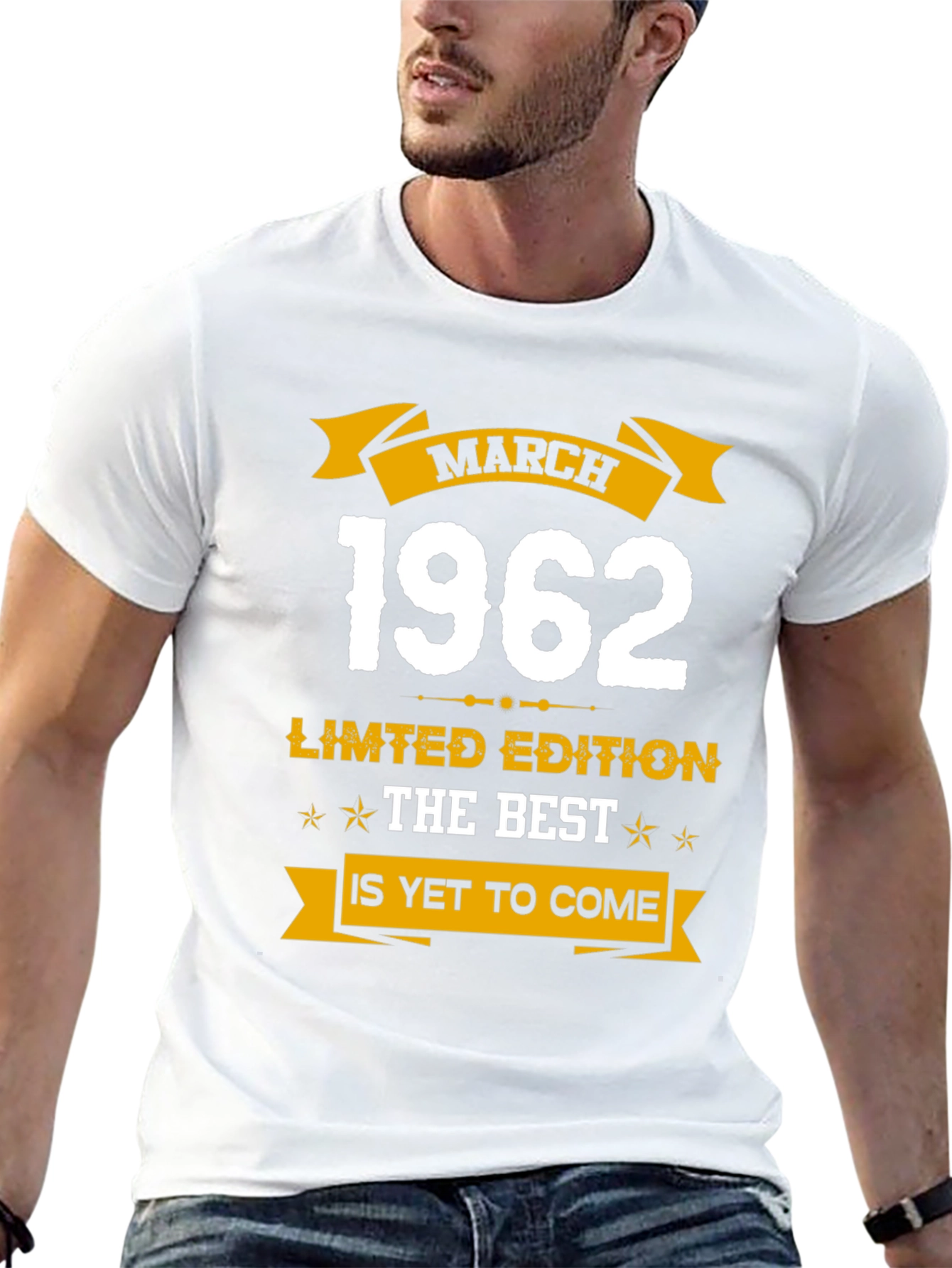 March 1962 Limited Edition Birthday T-Shirt