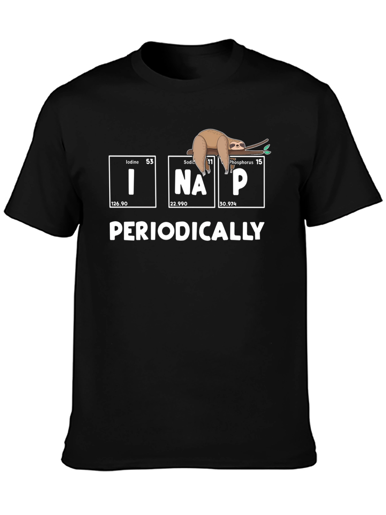 Periodically I Nap Sloth Graphic T-Shirt