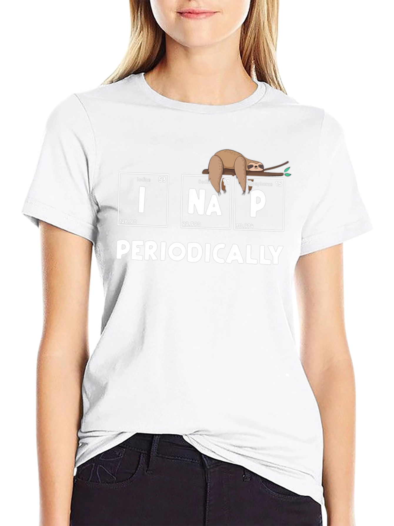 Periodically I Nap Sloth Graphic T-Shirt
