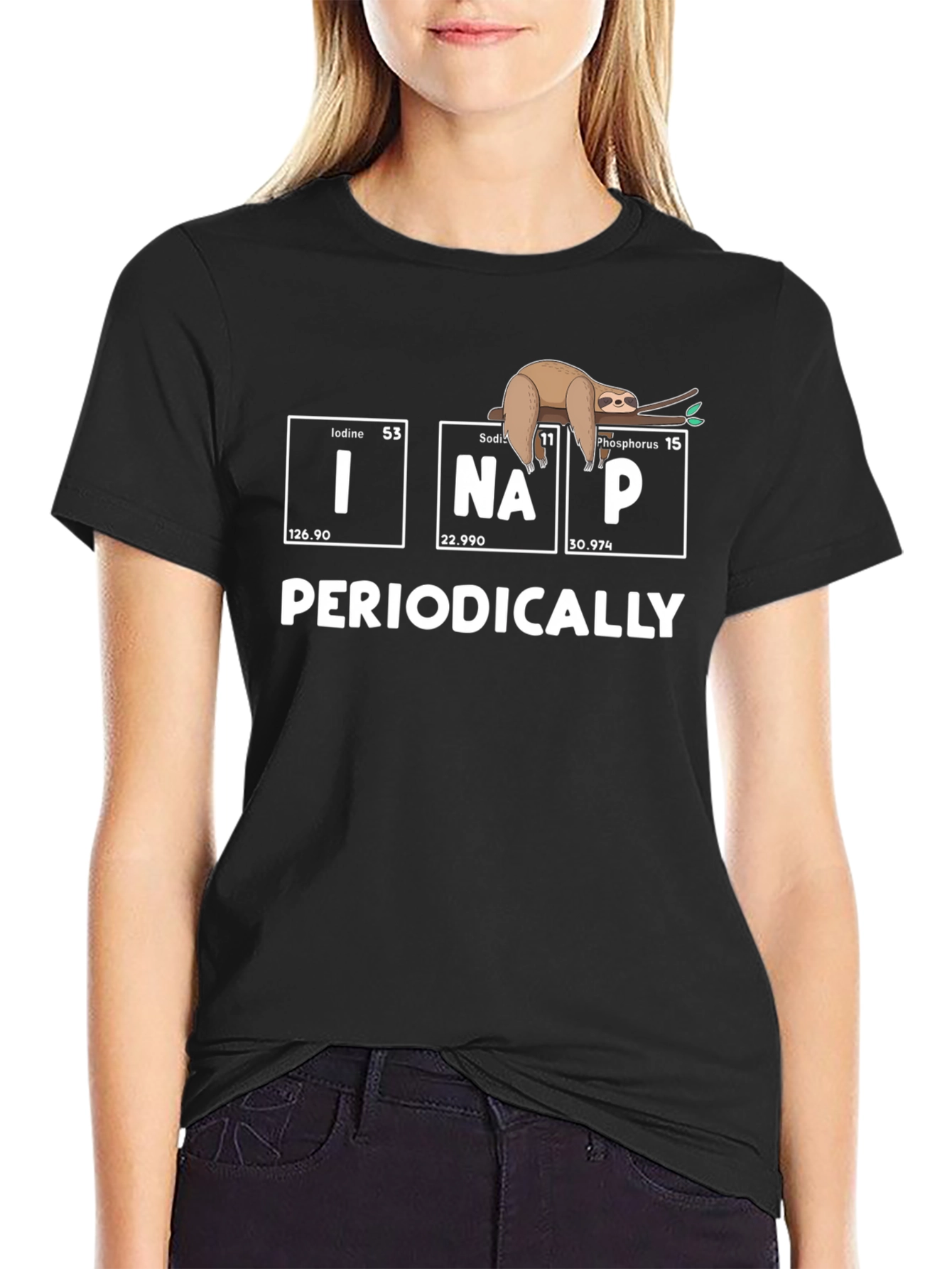 Periodically I Nap Sloth Graphic T-Shirt