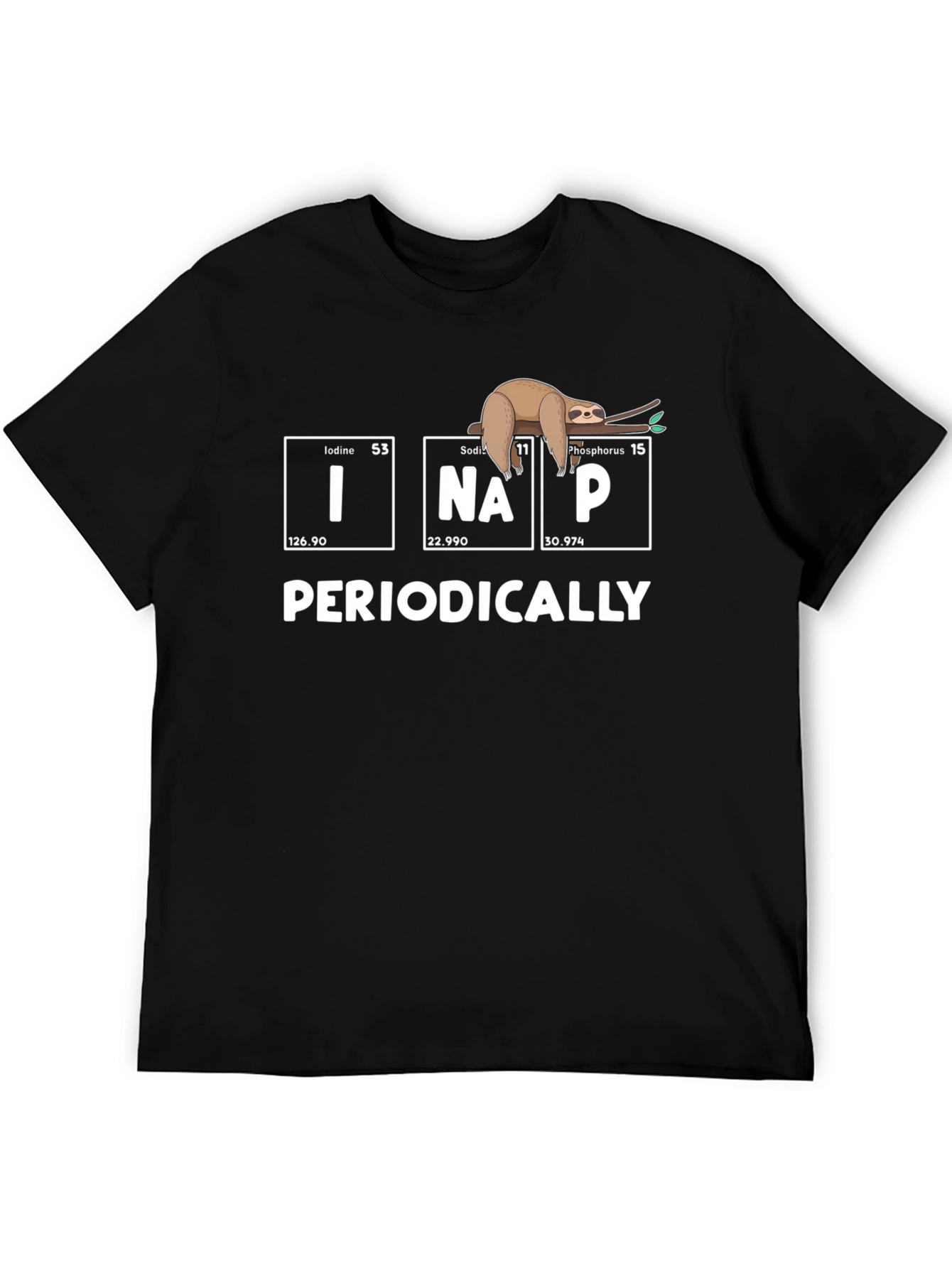 Periodically I Nap Sloth Graphic T-Shirt