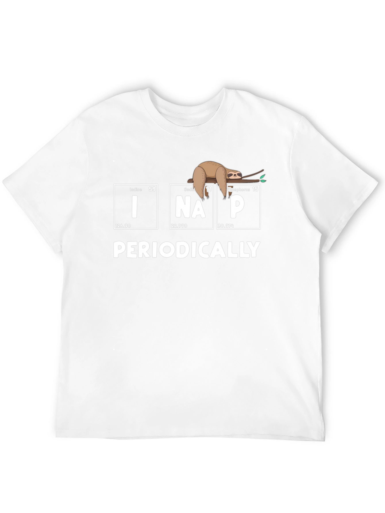 Periodically I Nap Sloth Graphic T-Shirt