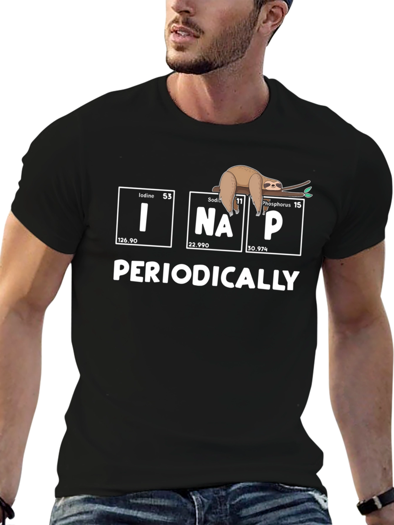 Periodically I Nap Sloth Graphic T-Shirt