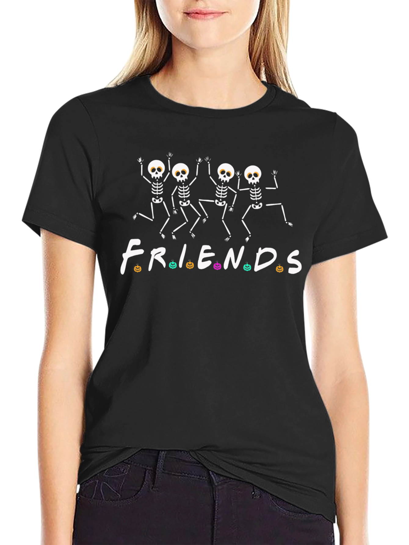 Halloween Skeleton Friends T-Shirt