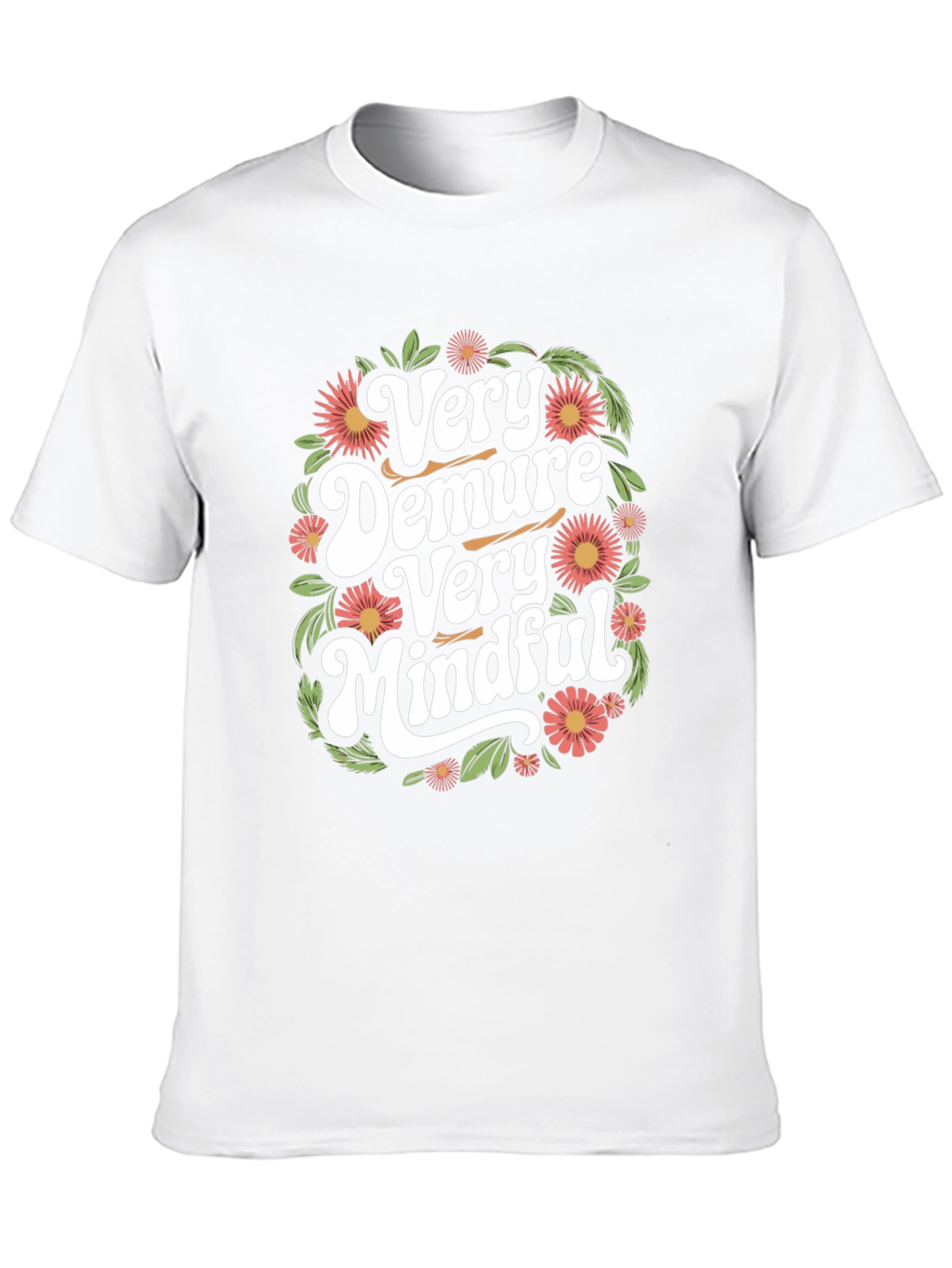 Very Demure Very Mindful Graphic Tee - Black