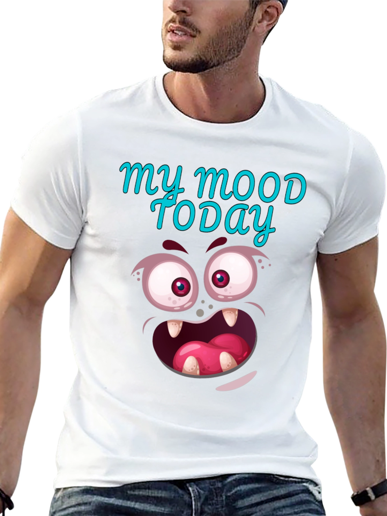 Funny My Mood Today Graphic T-Shirt