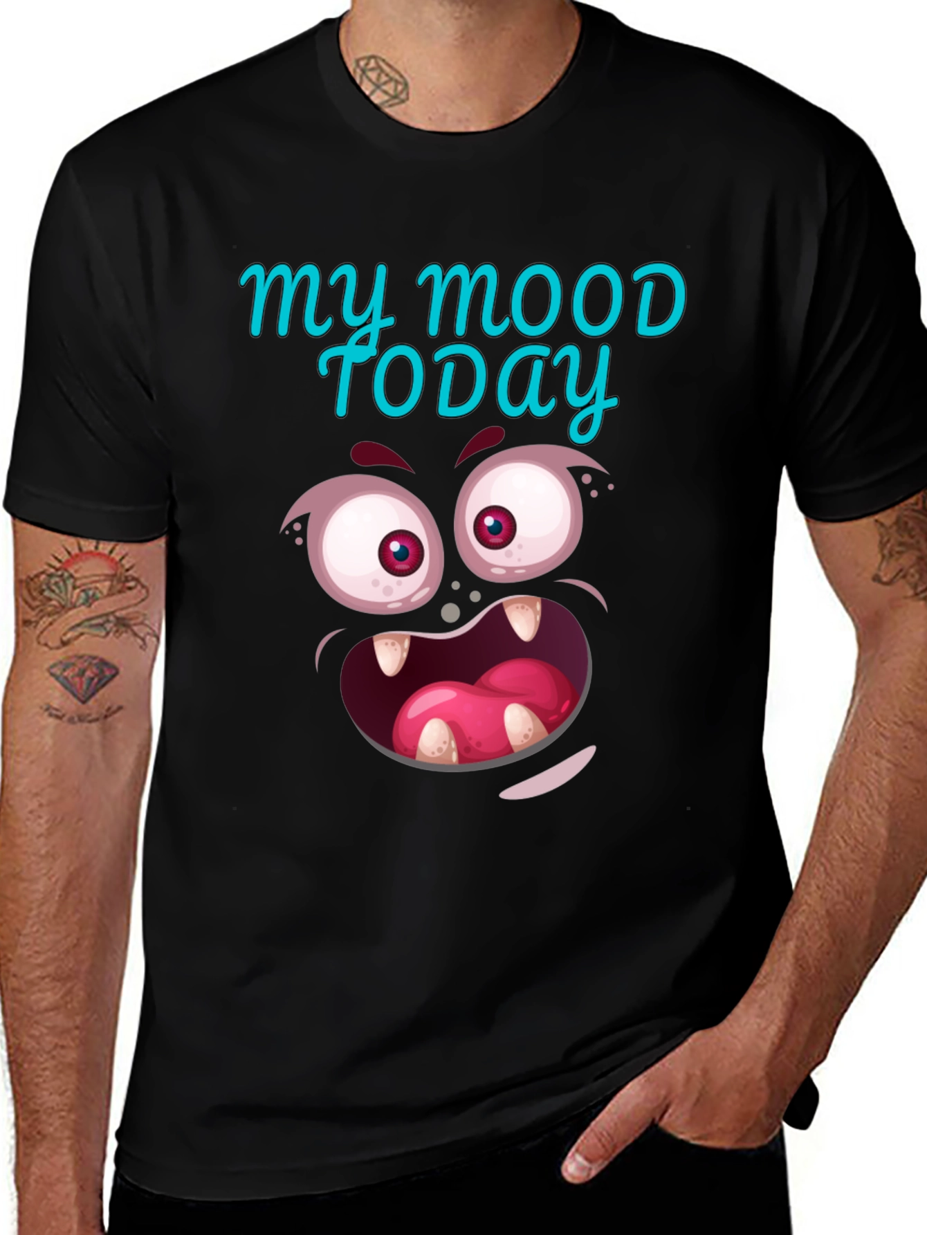 Funny My Mood Today Graphic T-Shirt