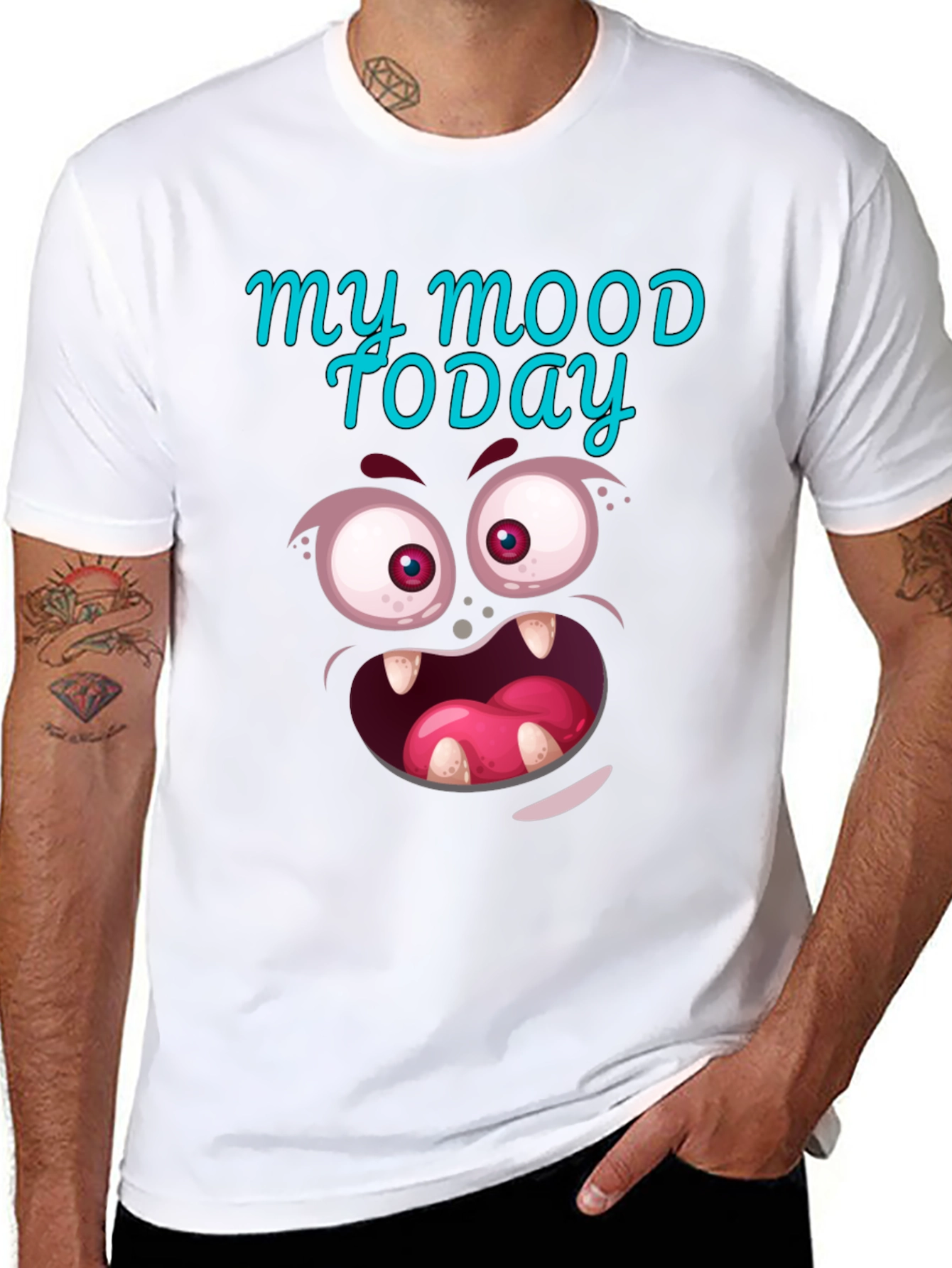 Funny My Mood Today Graphic T-Shirt