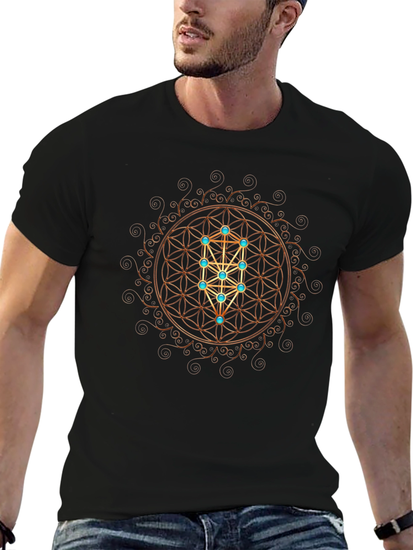 Kabbalah Tree of Life Graphic T-Shirt