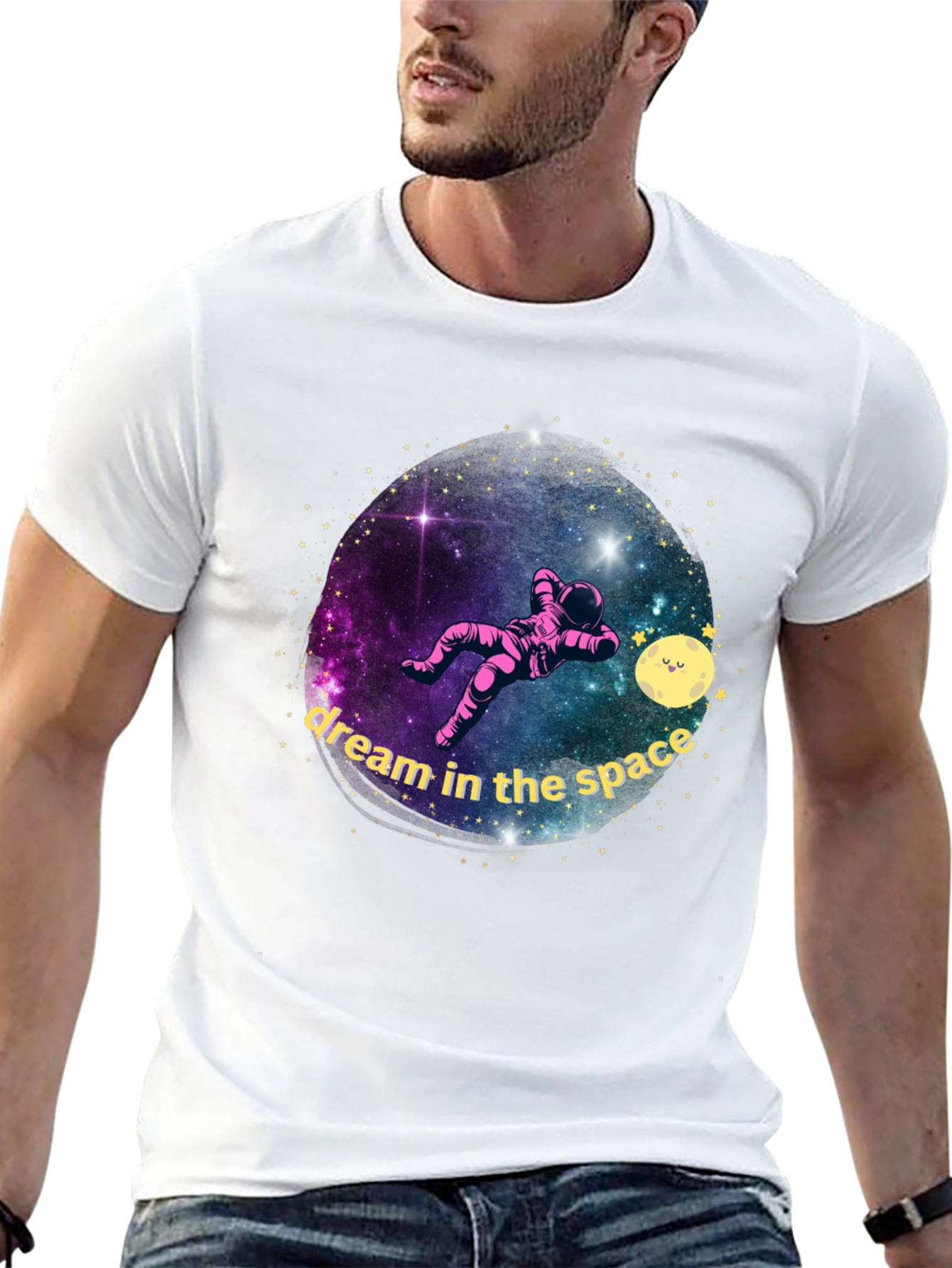 Dream in Space T-Shirt - Astronaut Design