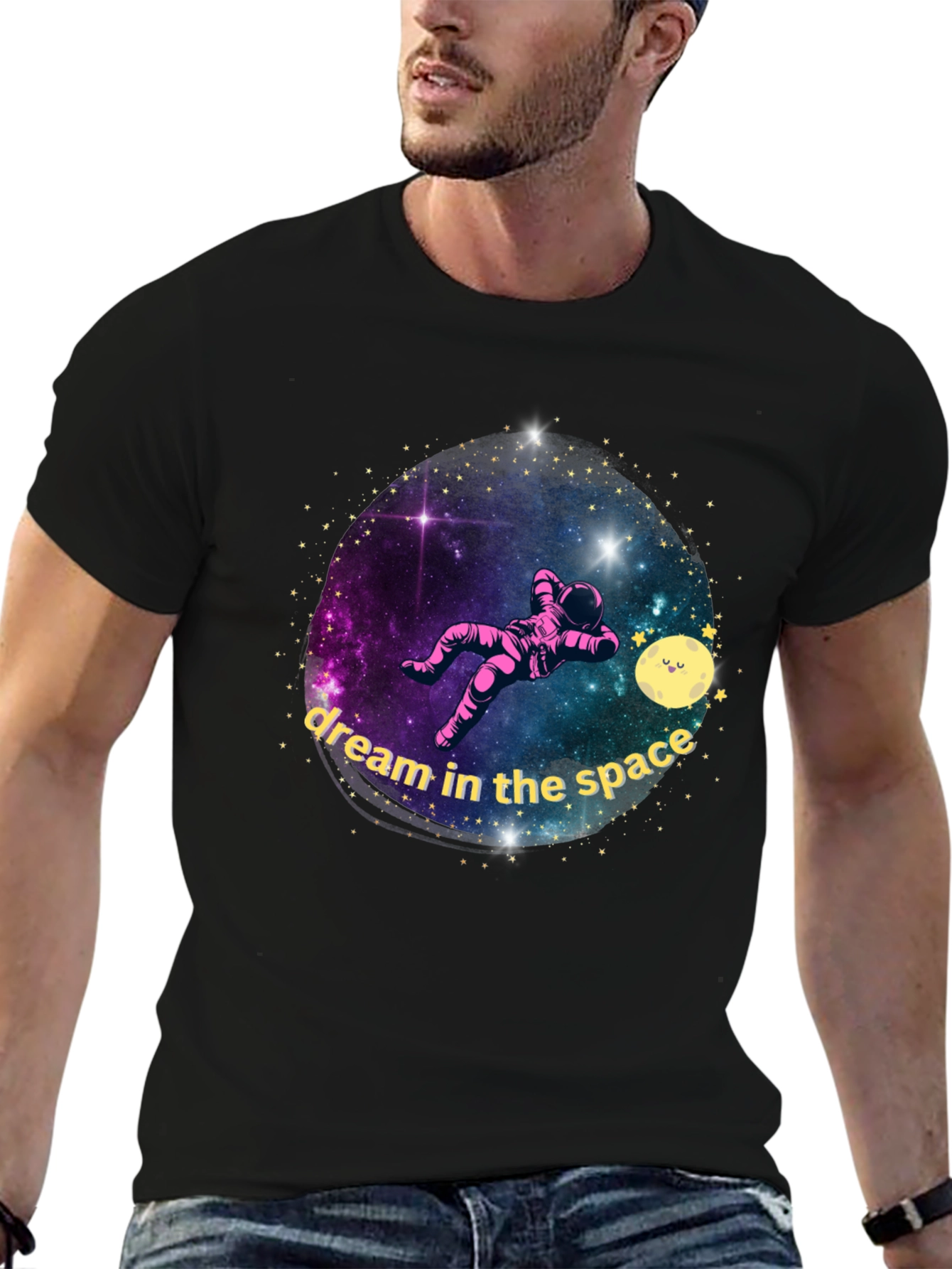 Dream in Space T-Shirt - Astronaut Design