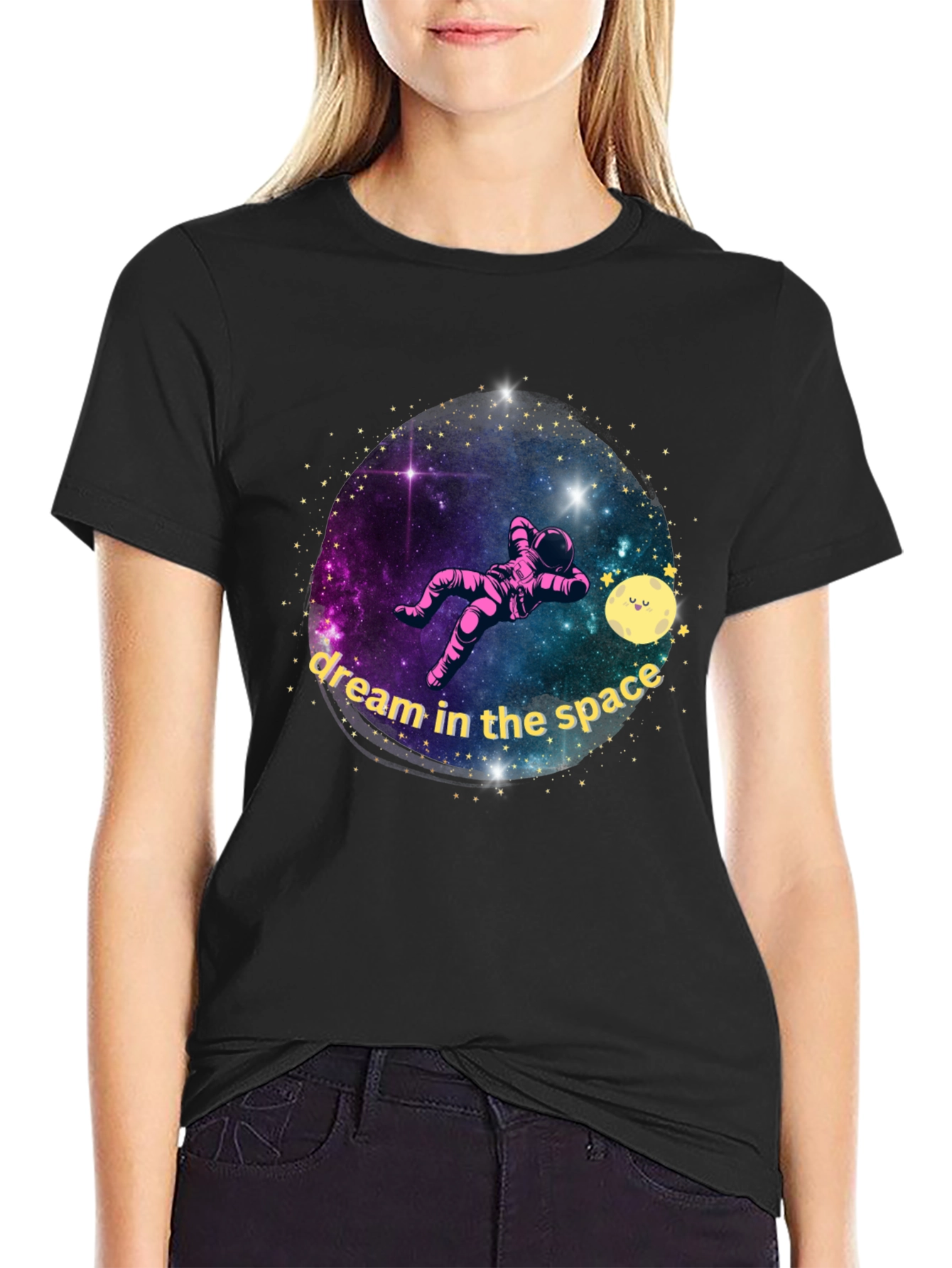 Dream in Space T-Shirt - Astronaut Design
