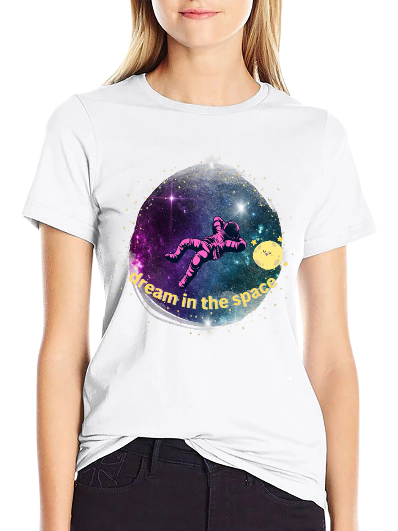 Dream in Space T-Shirt - Astronaut Design