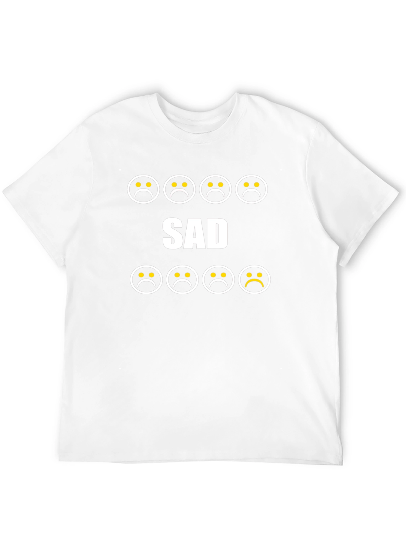 Sad Graphic T-Shirt - Unisex Cotton Tee