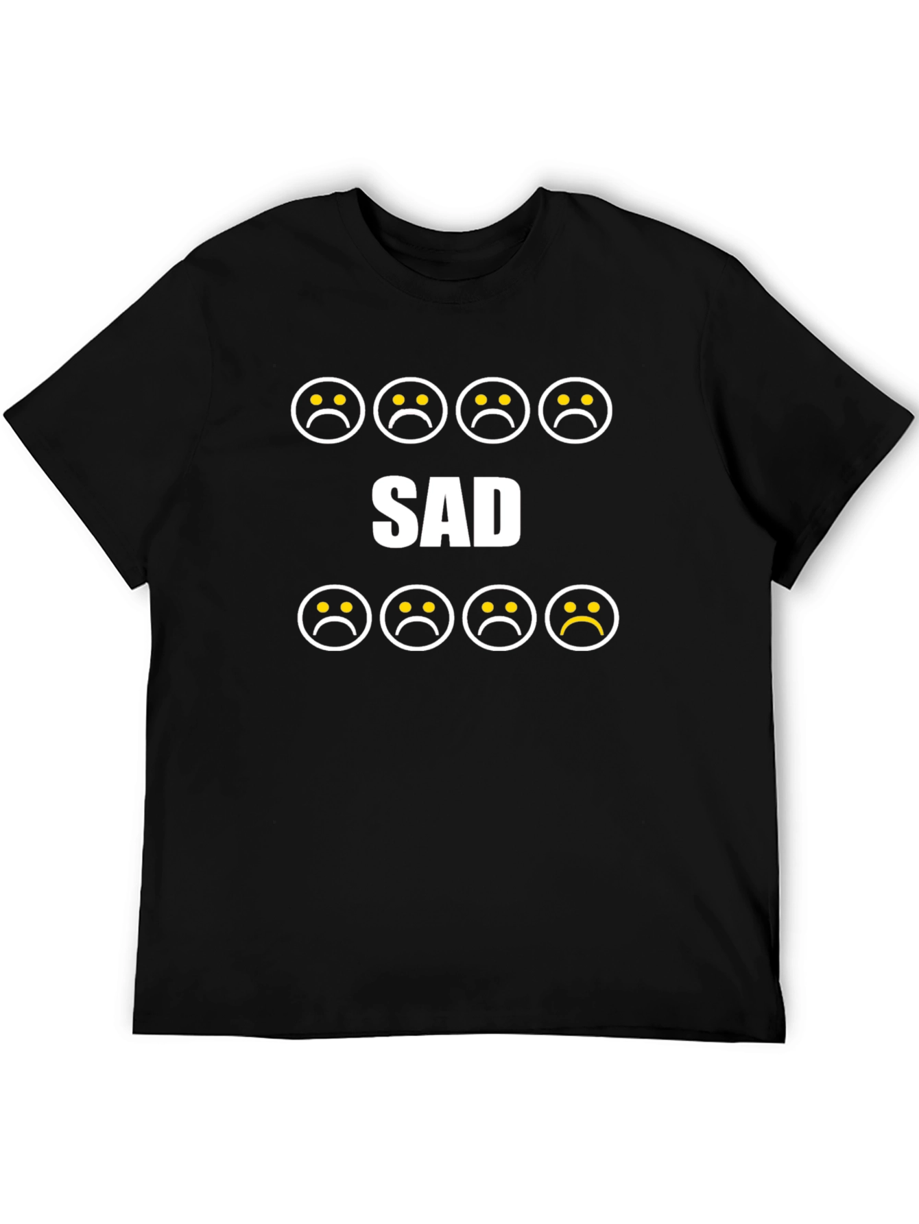 Sad Graphic T-Shirt - Unisex Cotton Tee