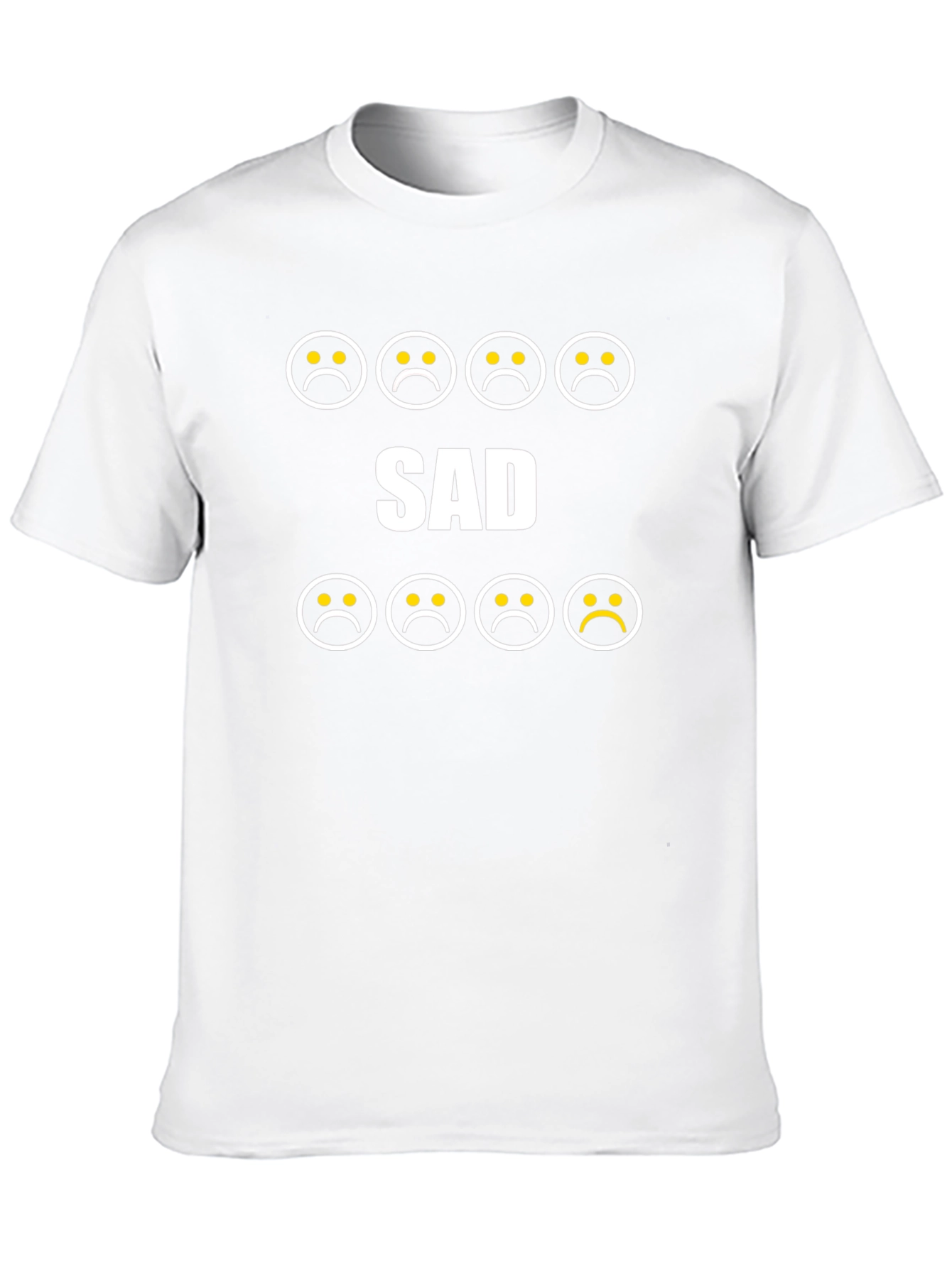 Sad Graphic T-Shirt - Unisex Cotton Tee