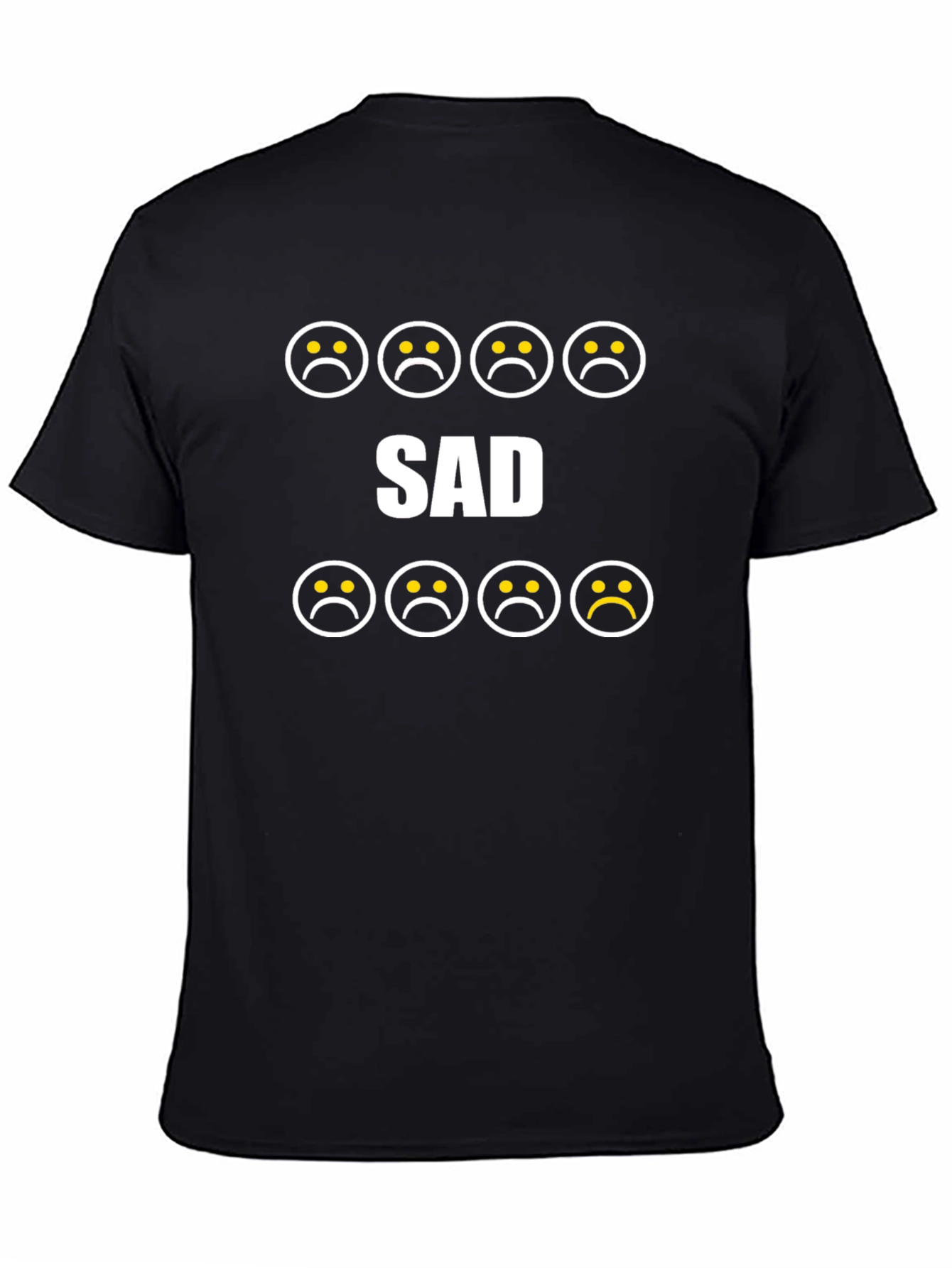 Sad Graphic T-Shirt - Unisex Cotton Tee