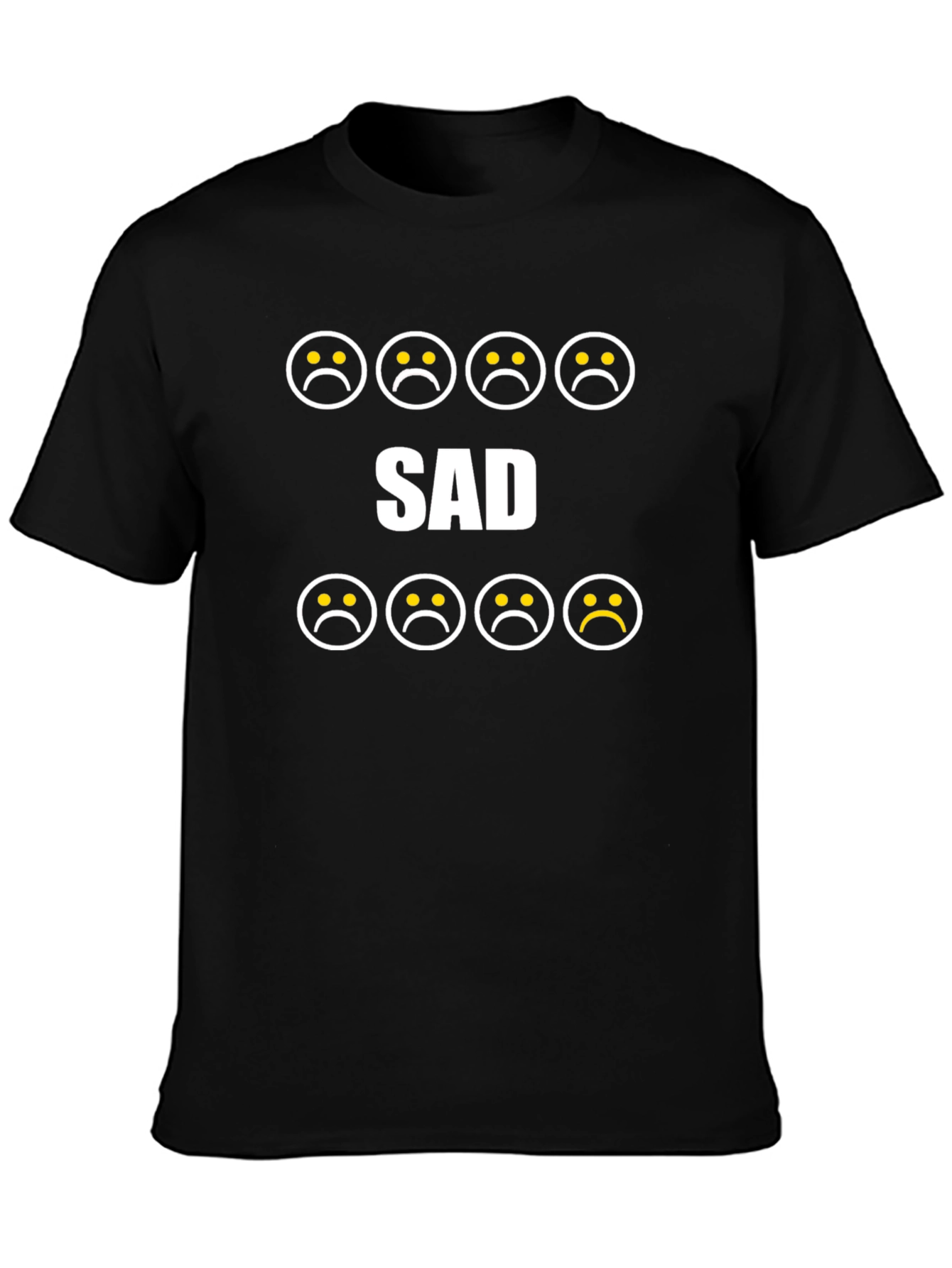Sad Graphic T-Shirt - Unisex Cotton Tee