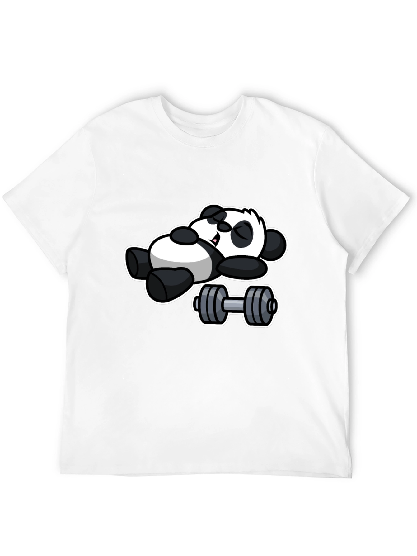 Lazy Panda Gym T-Shirt - Black Cotton Tee
