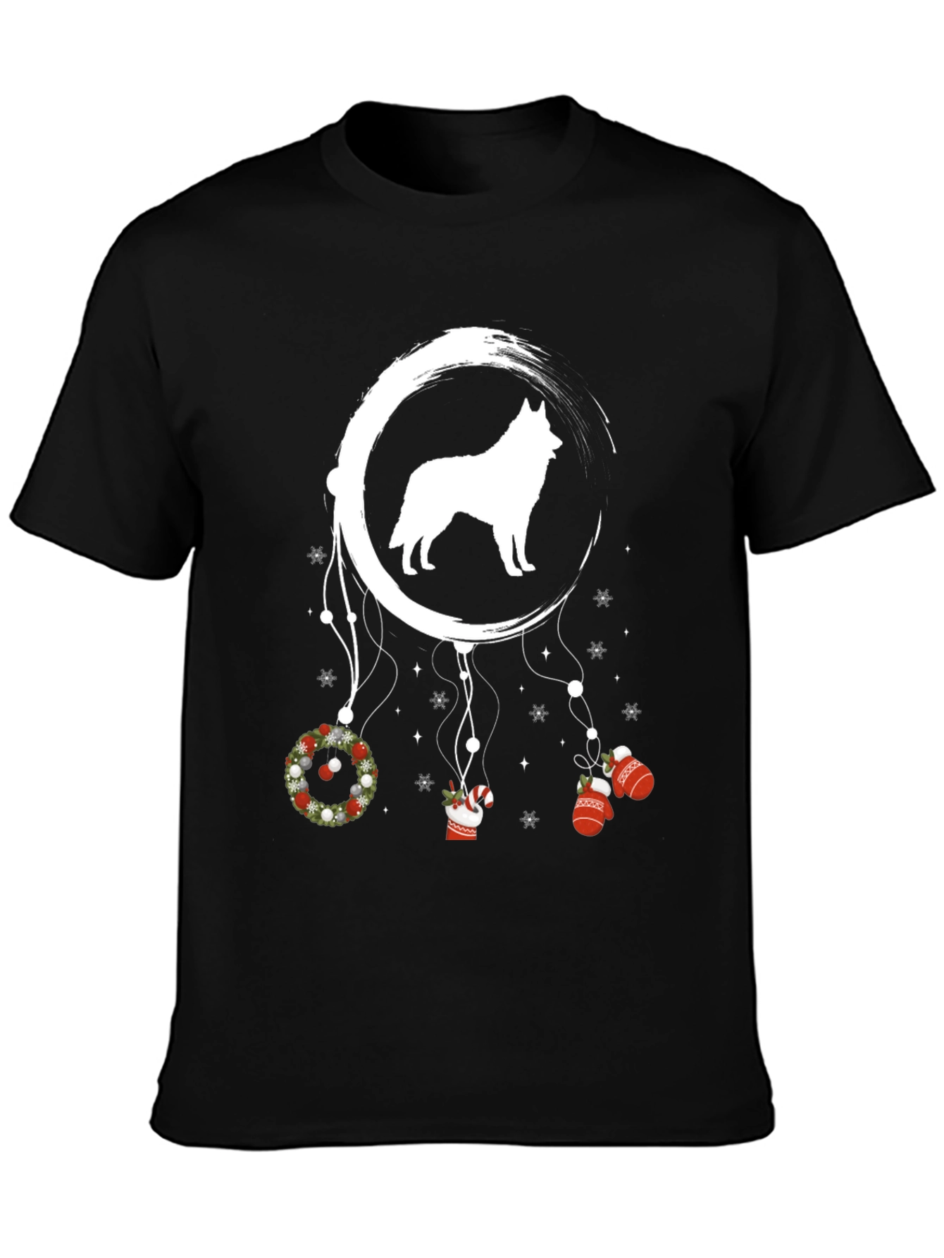 Christmas Dog Dreamcatcher T-Shirt