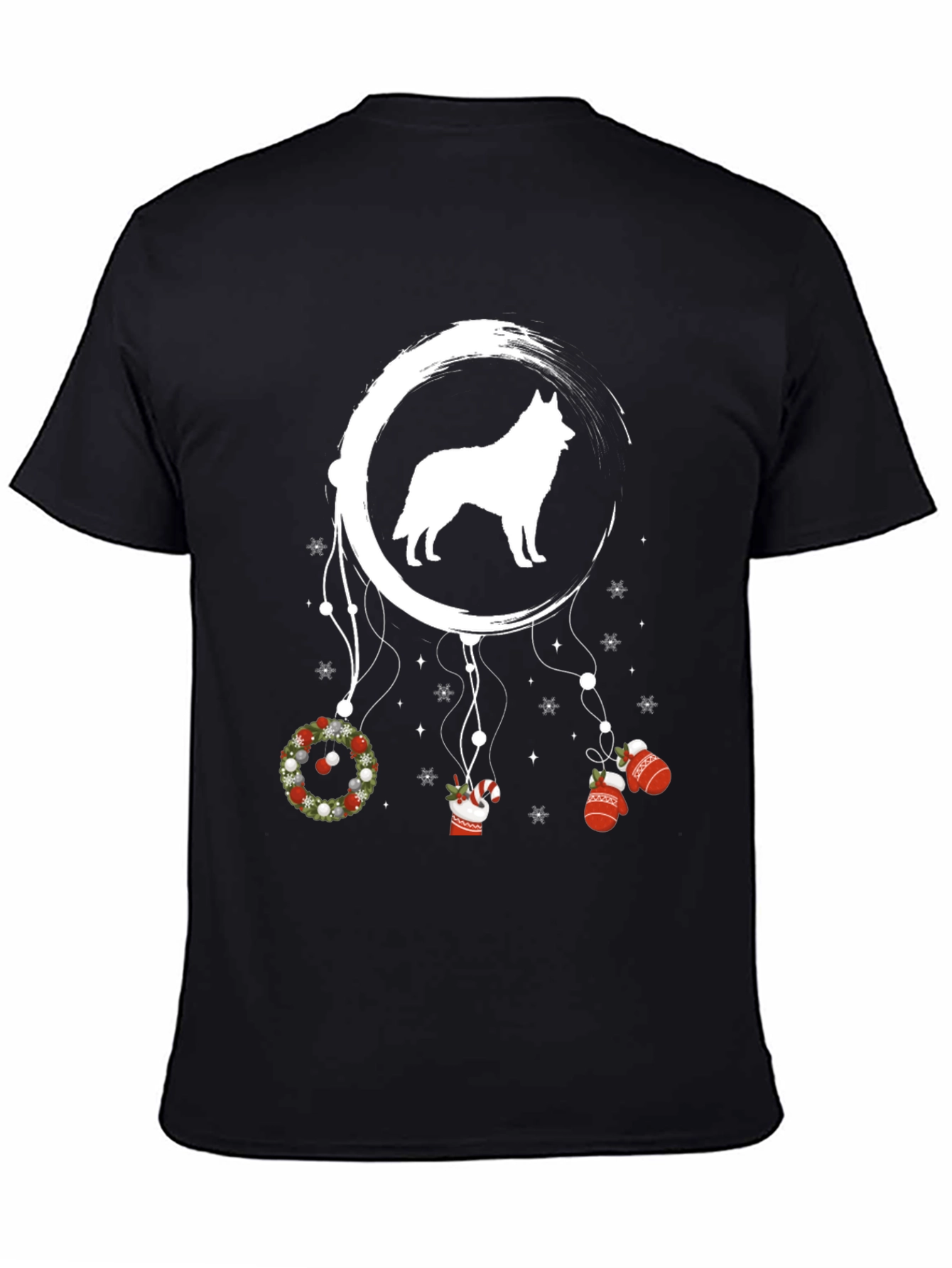 Christmas Dog Dreamcatcher T-Shirt