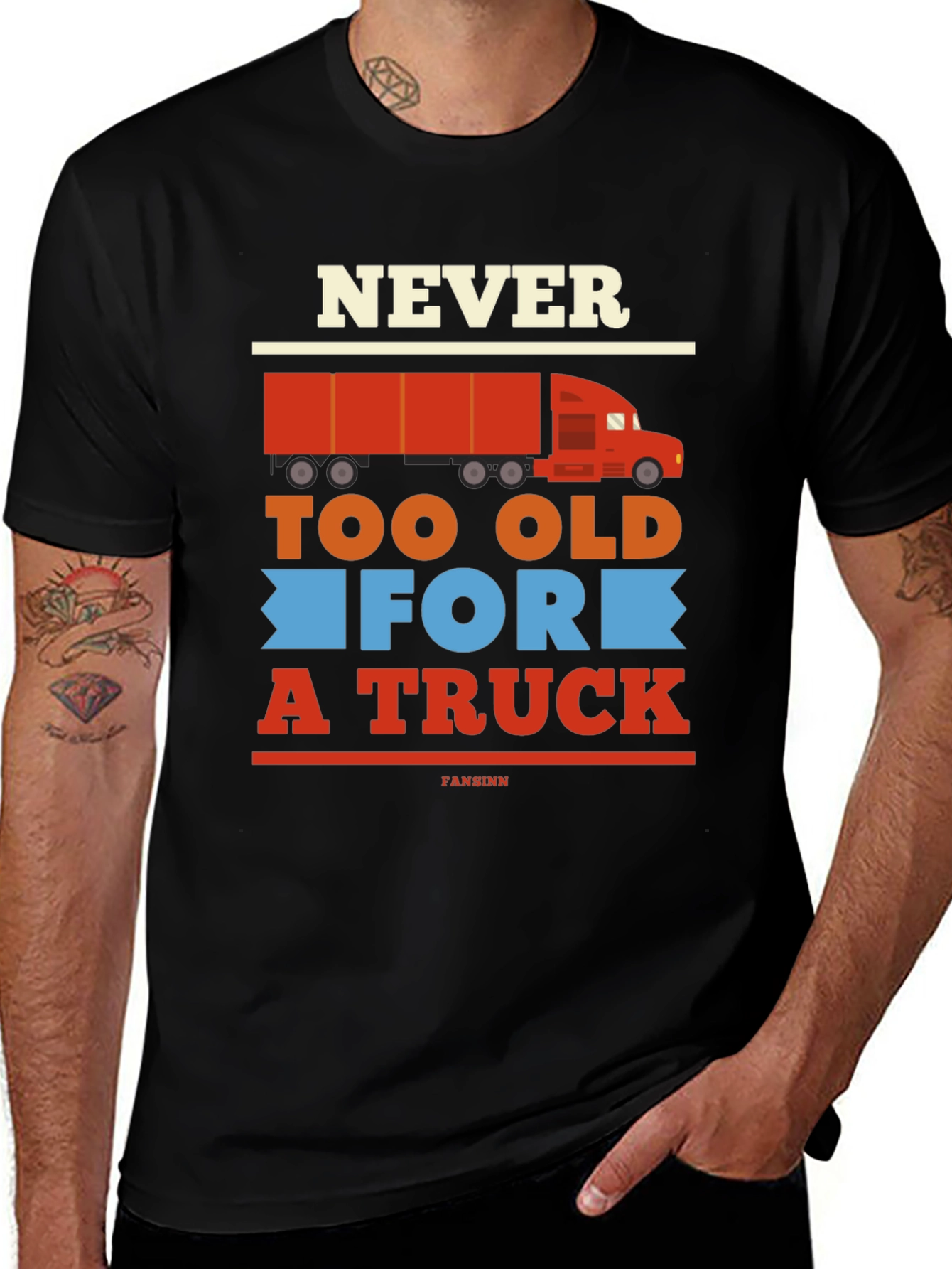 Never Too Old For A Truck Graphic Tee